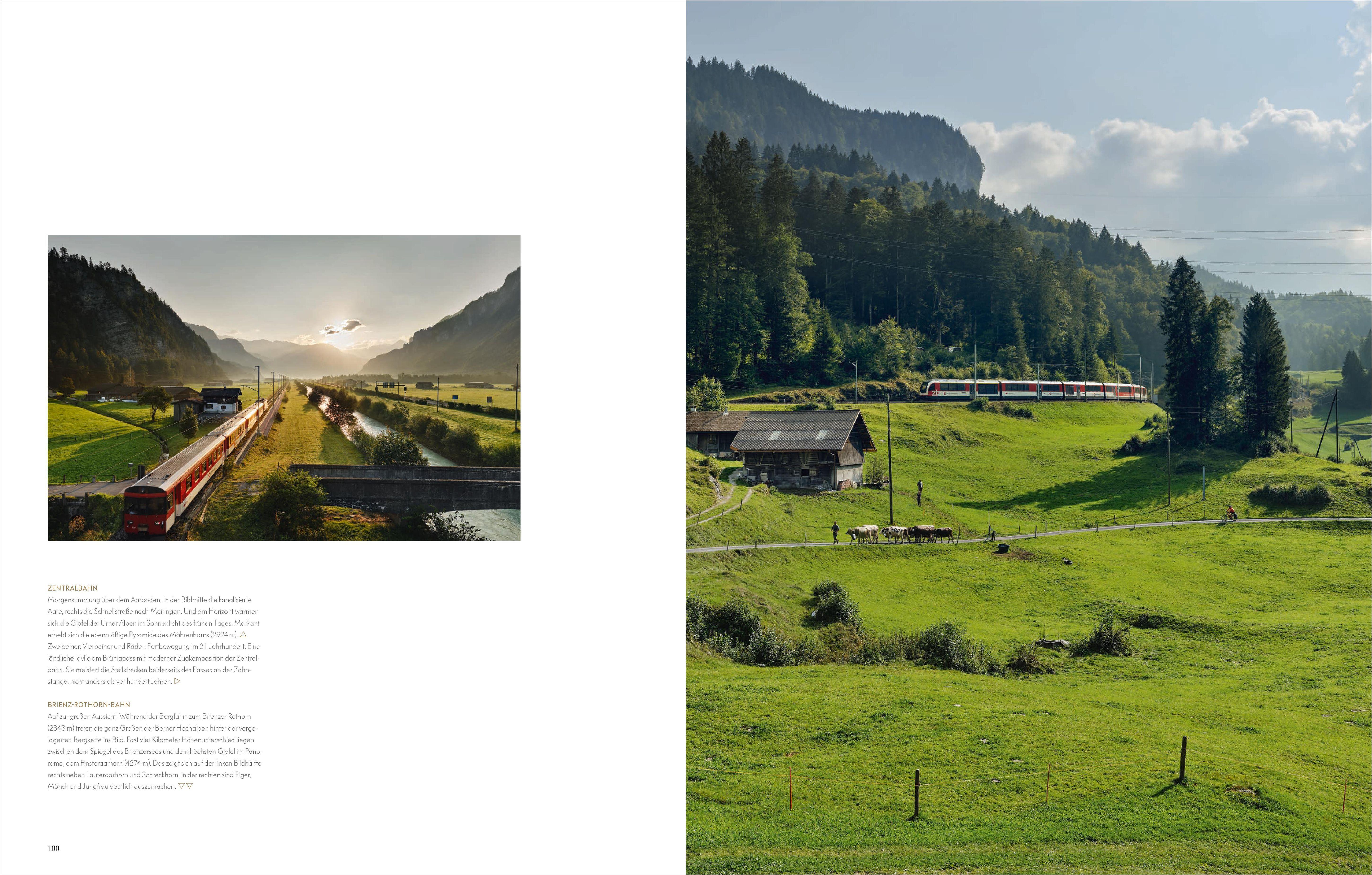 Beispielinhalt (Bild) Alpenbahnen
