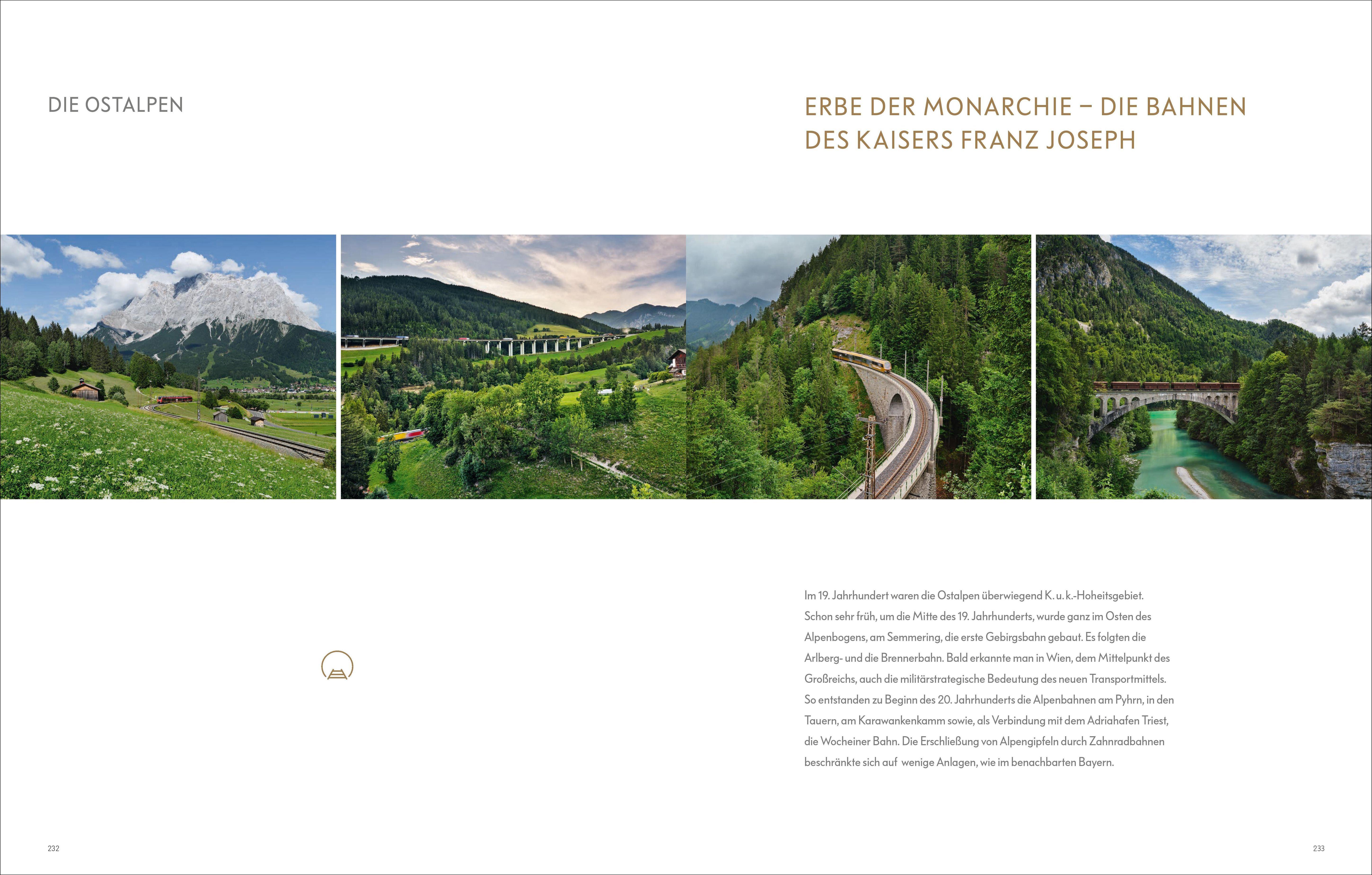 Beispielinhalt (Bild) Alpenbahnen