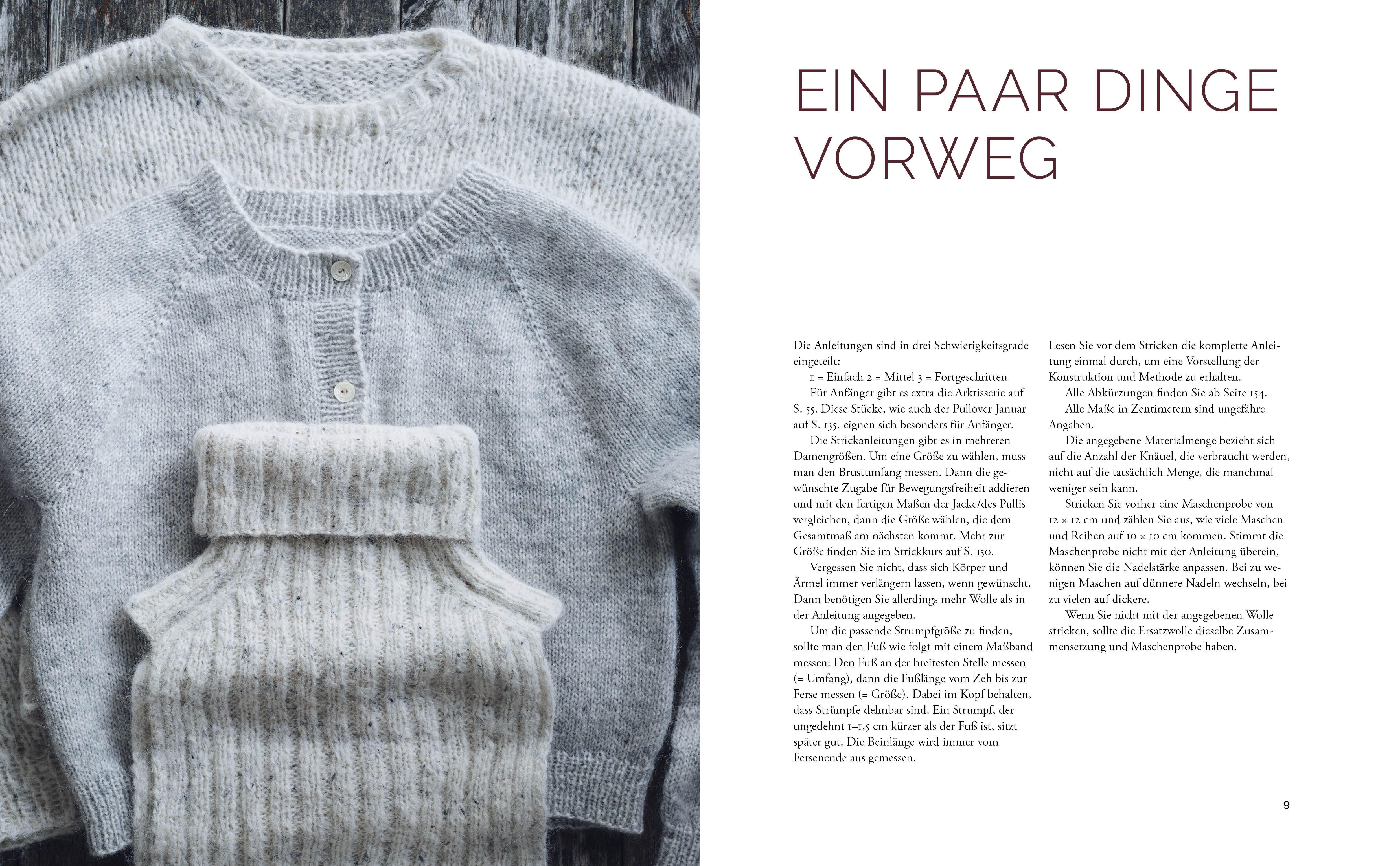 Beispielinhalt (Bild) Schwedisch stricken für den Winter