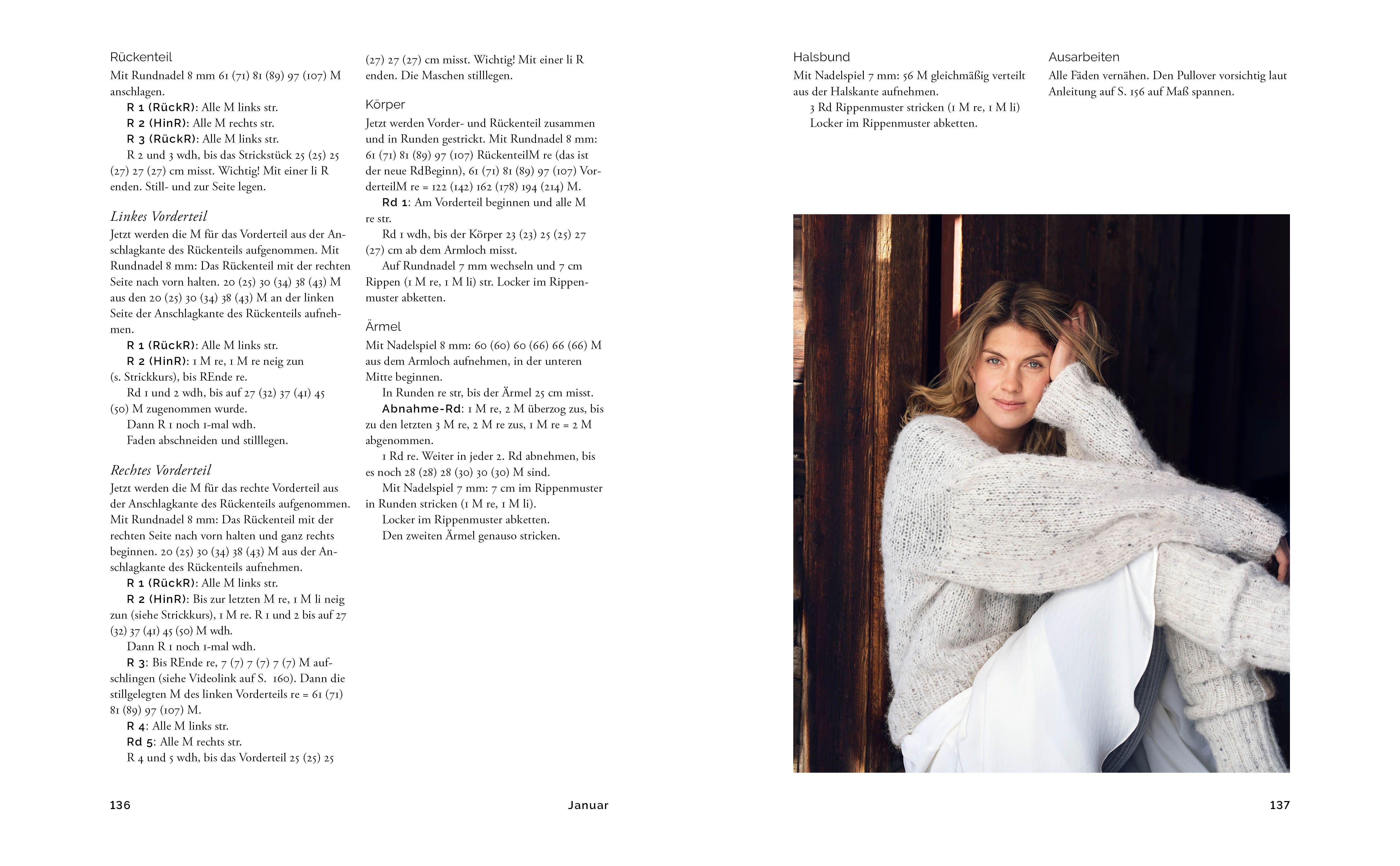Beispielinhalt (Bild) Schwedisch stricken für den Winter
