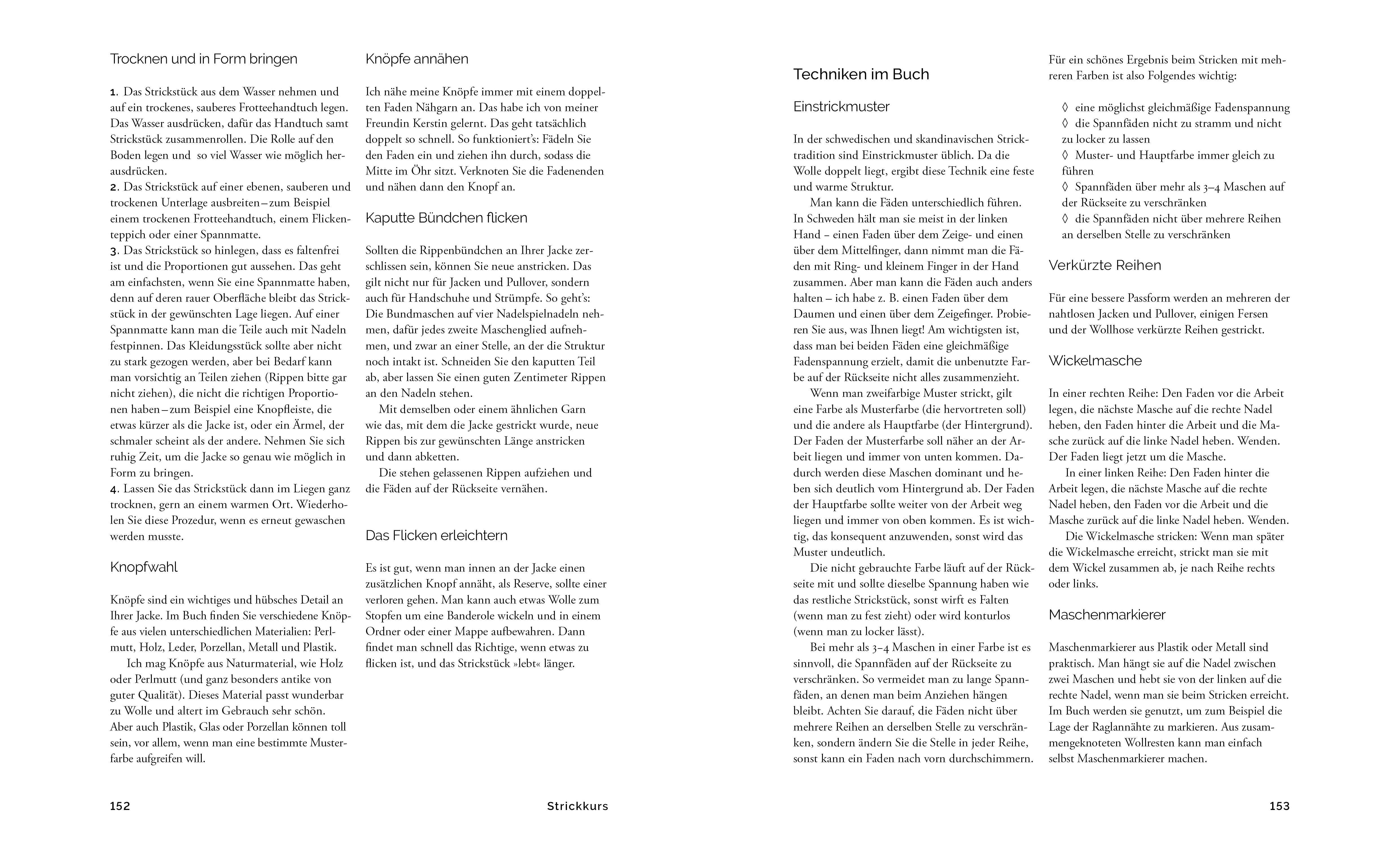 Beispielinhalt (Bild) Schwedisch stricken für den Winter