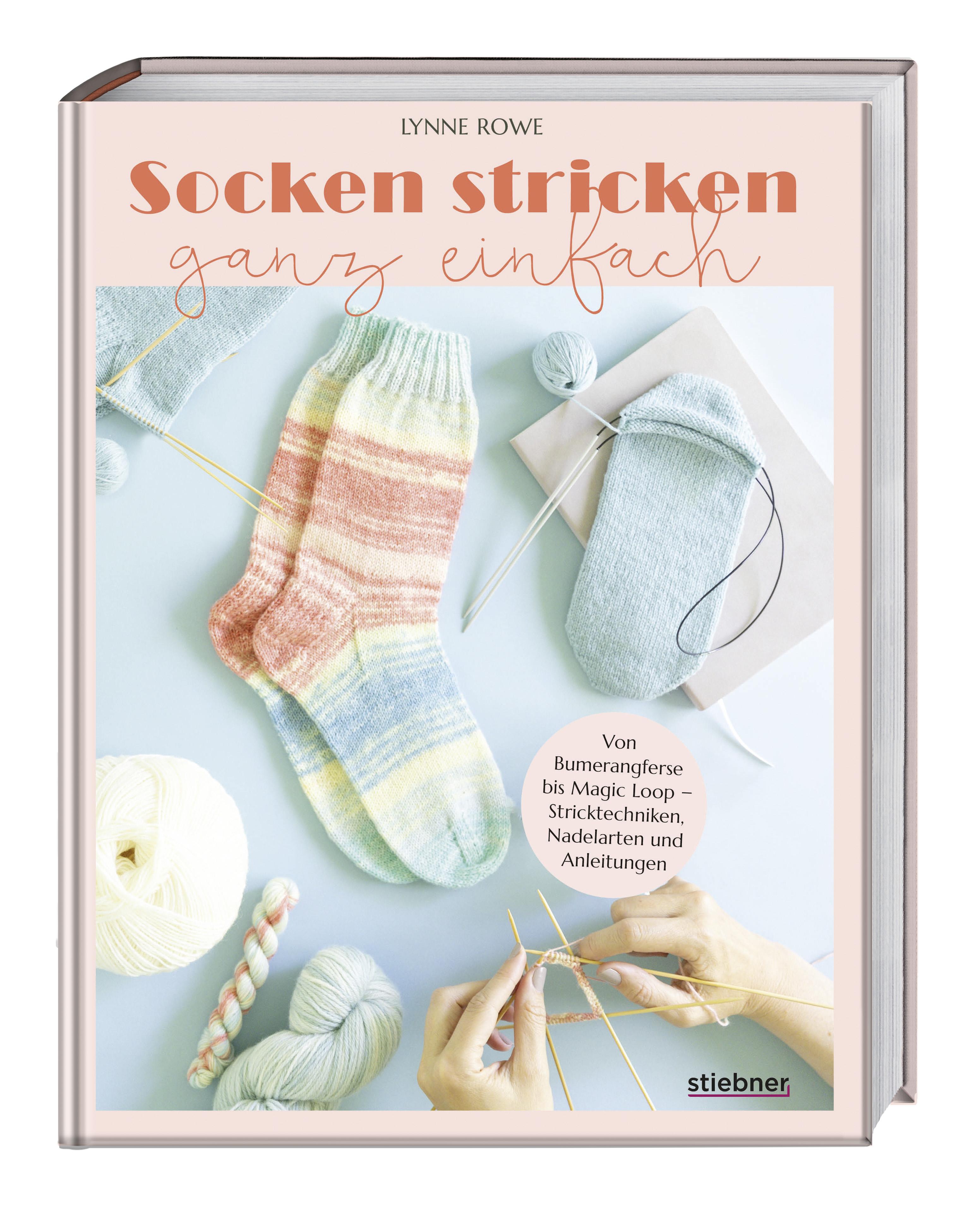 Vorderes Coverbild Socken stricken ganz einfach