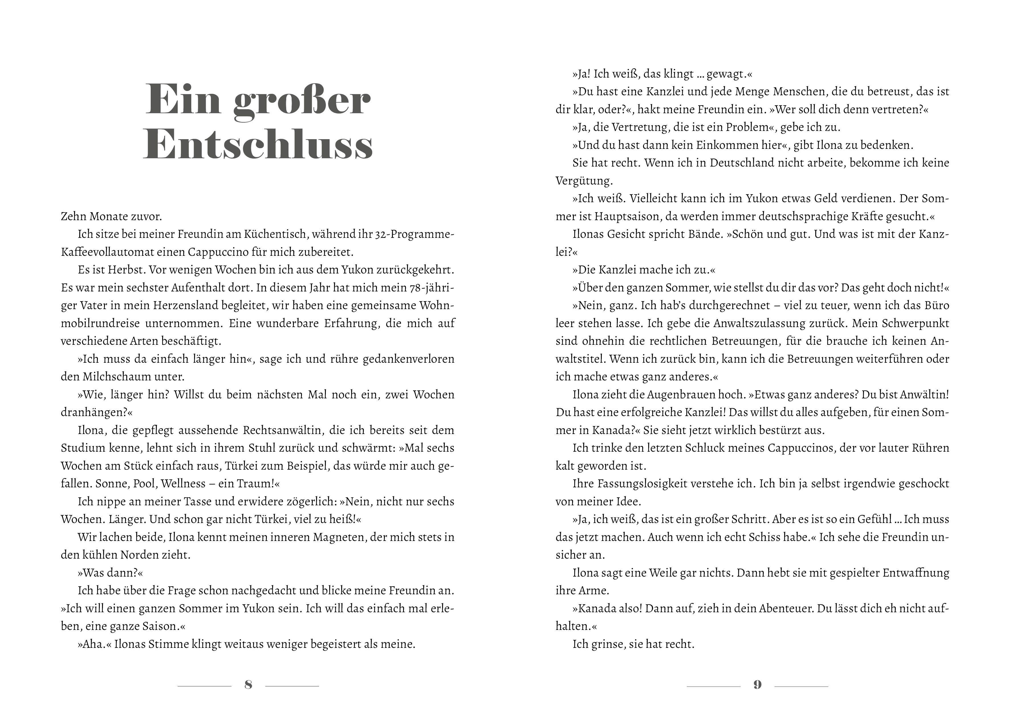 Beispielinhalt (Bild) Sommer im Yukon