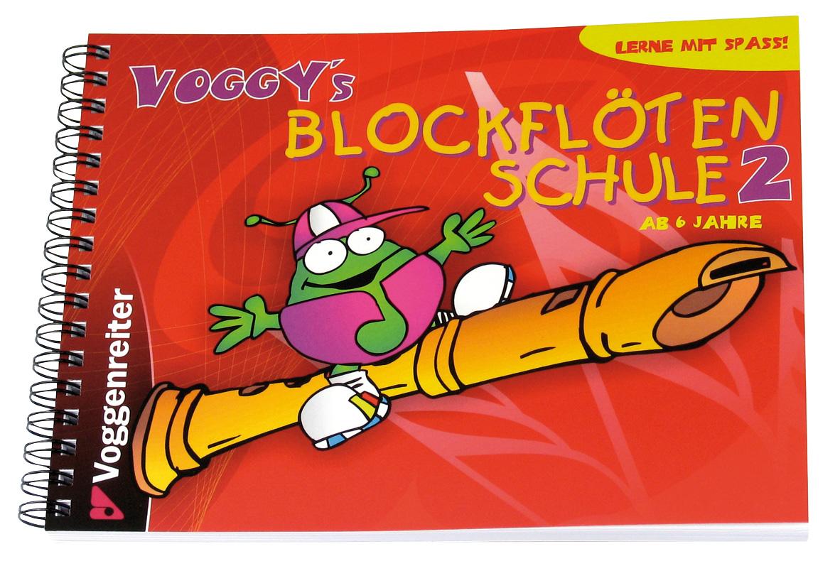 Vorderes Coverbild Voggy's Blockflötenschule 2
