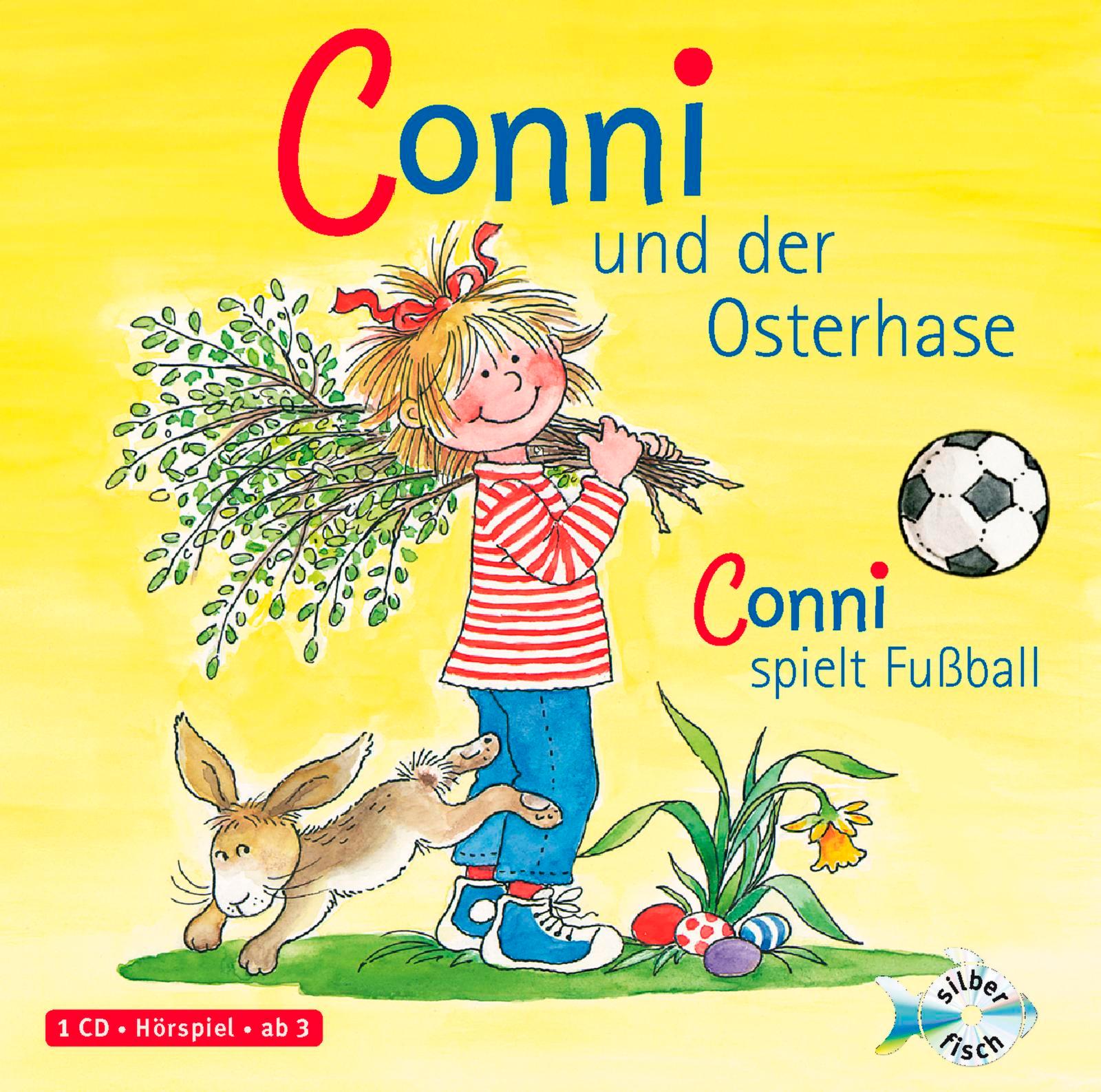 Vorderes Coverbild Conni und der Osterhase / Conni spielt Fußball