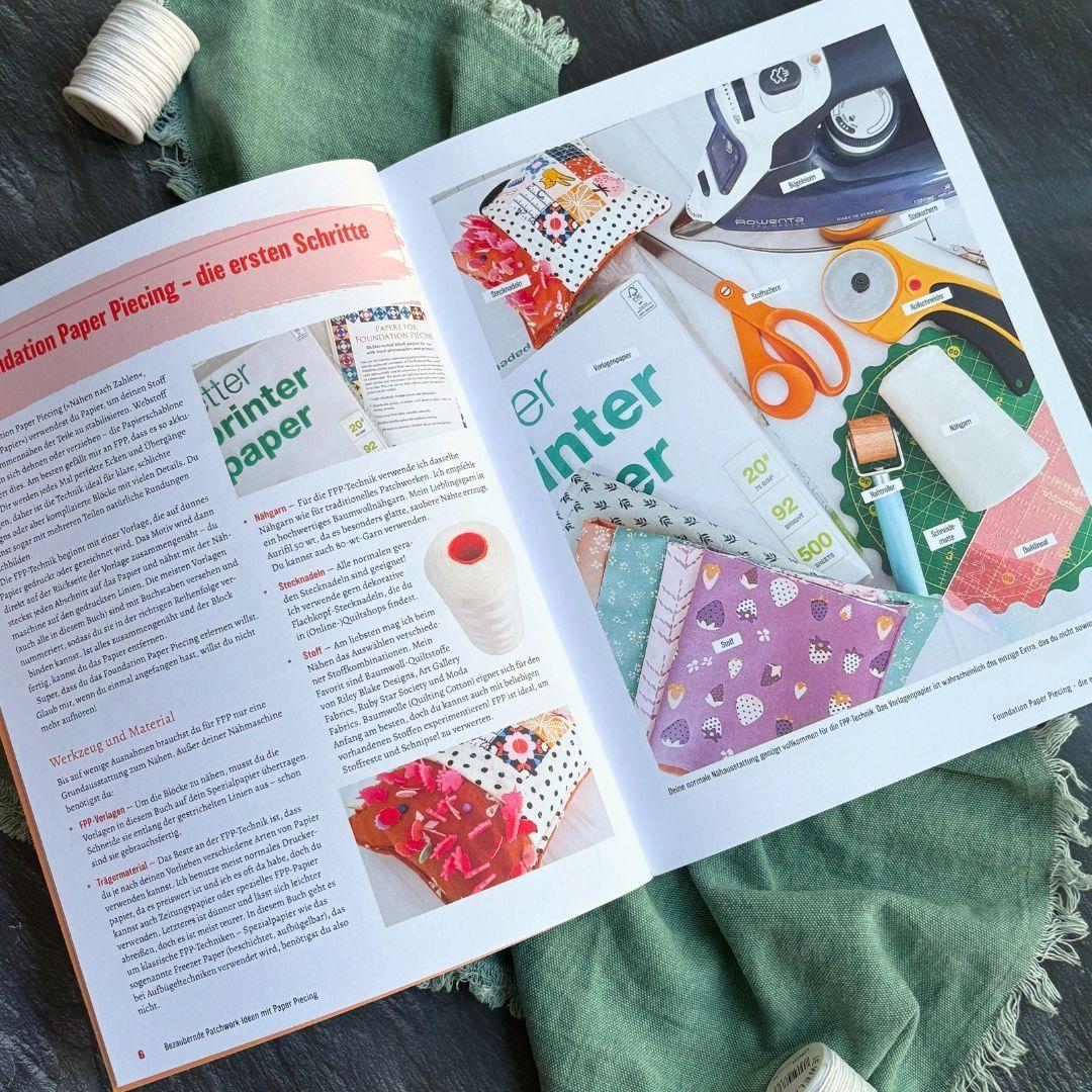 Beispielinhalt (Bild) Bezaubernde Patchwork-Ideen mit Paper Piecing