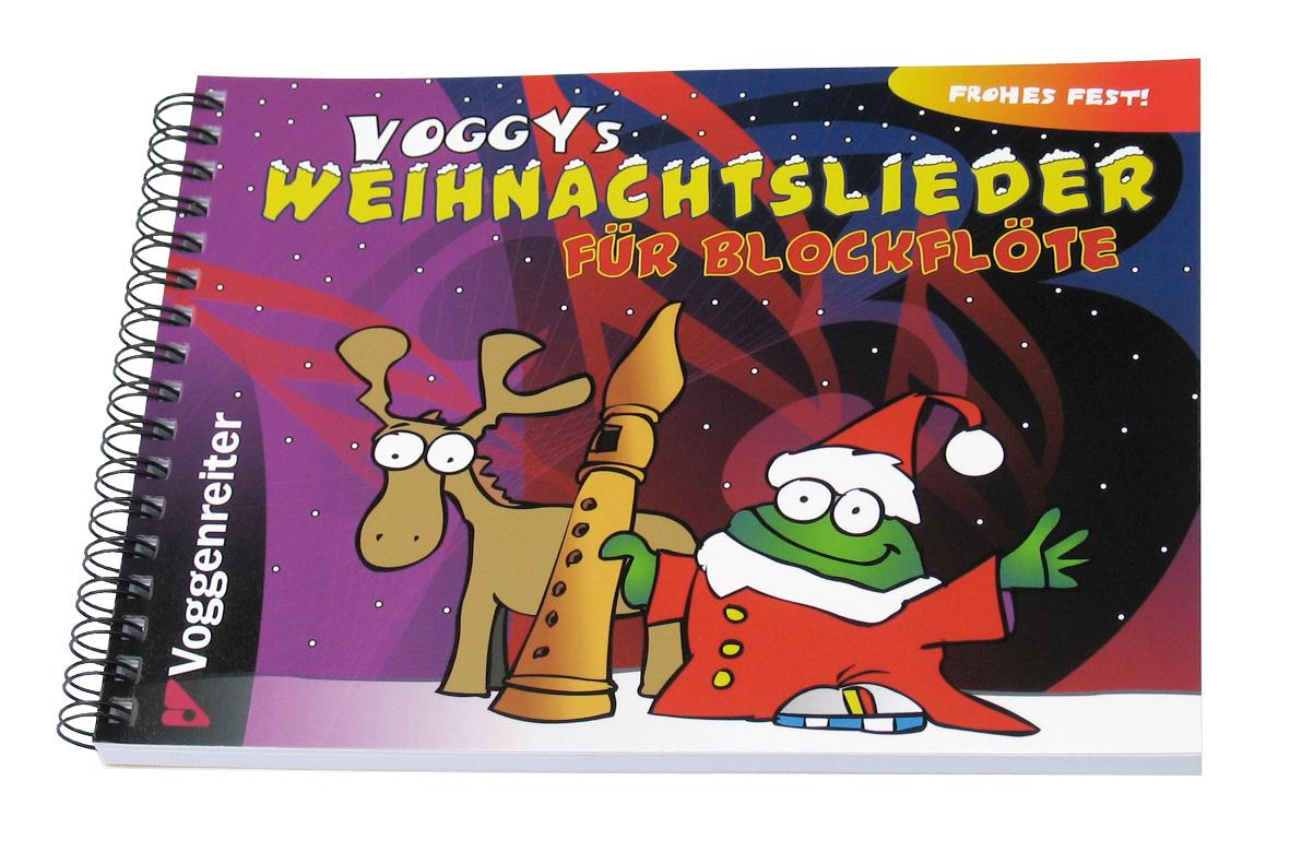 Vorderes Coverbild Voggy's Weihnachtslieder für Blockflöte