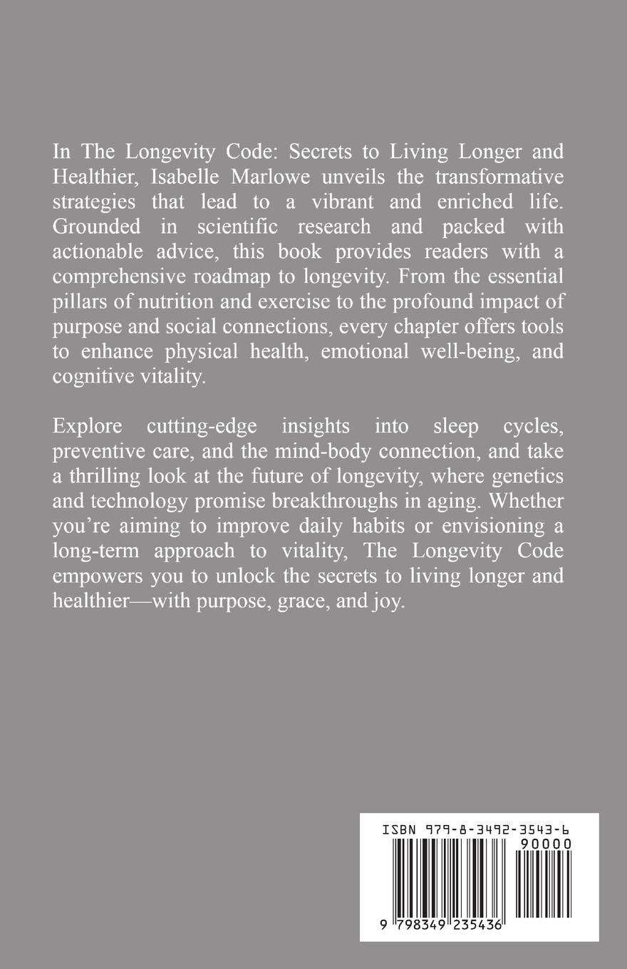 Rückseitencover The Longevity Code