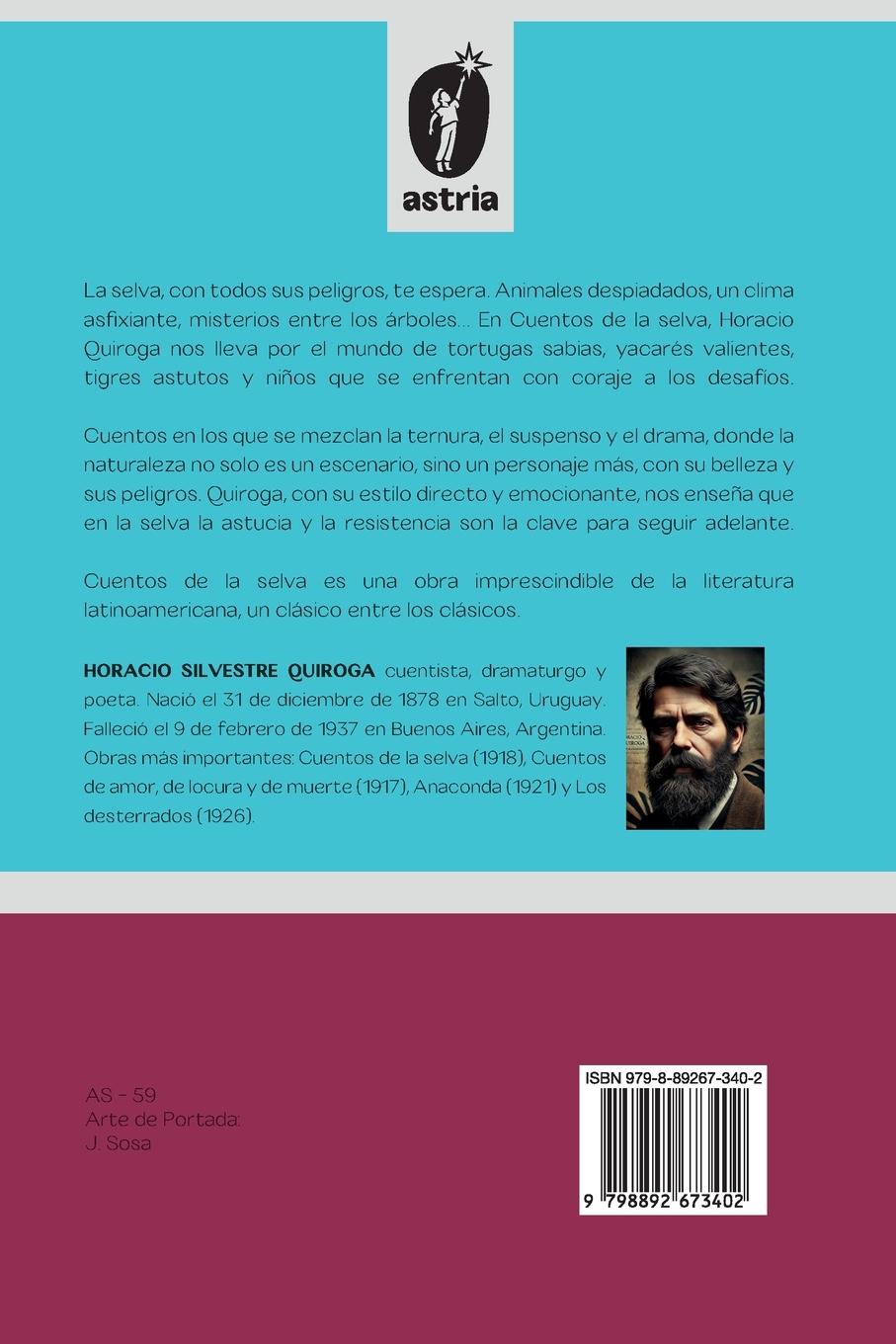 Rückseitencover Cuentos de la selva