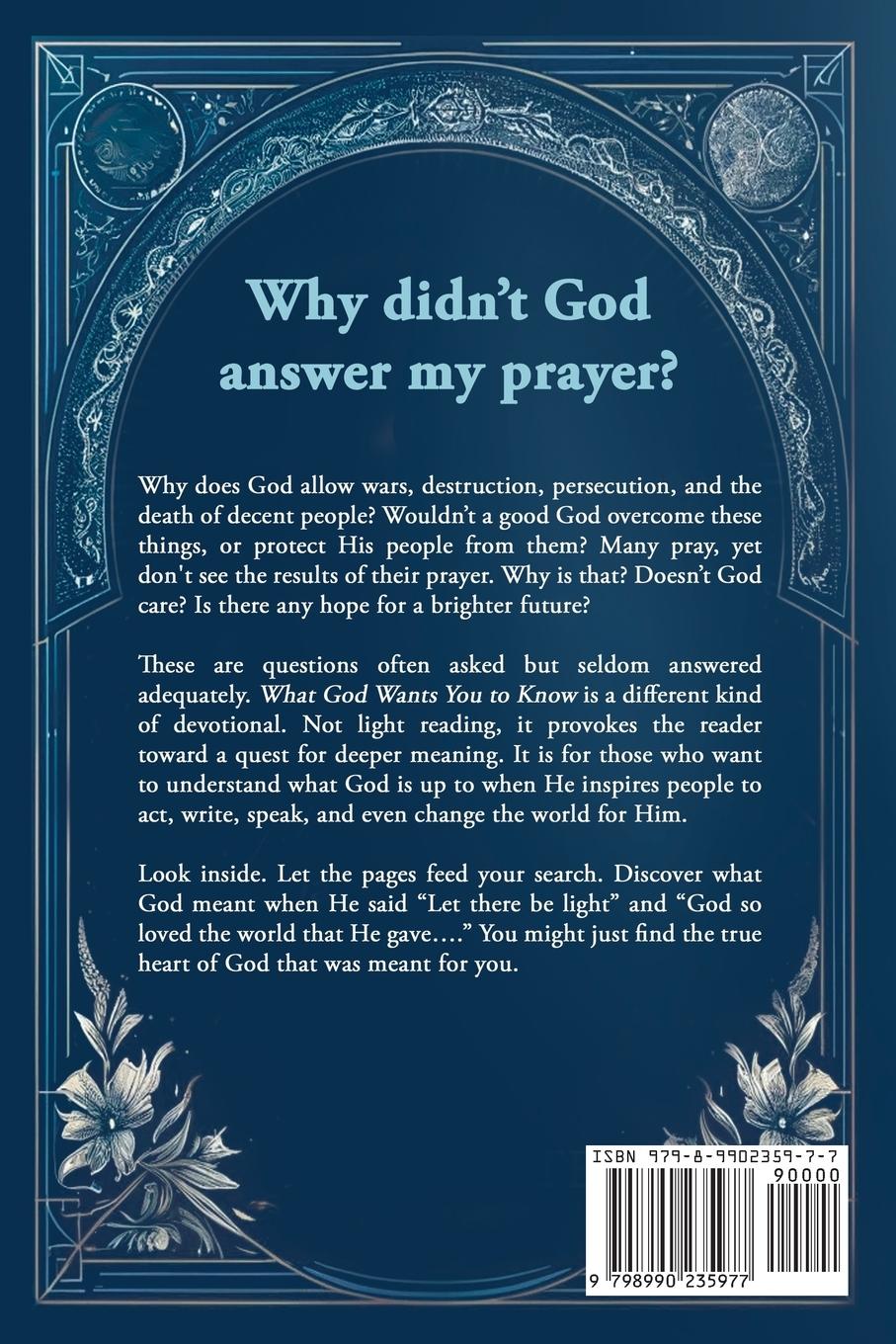 Rückseitencover What God Wants You to Know