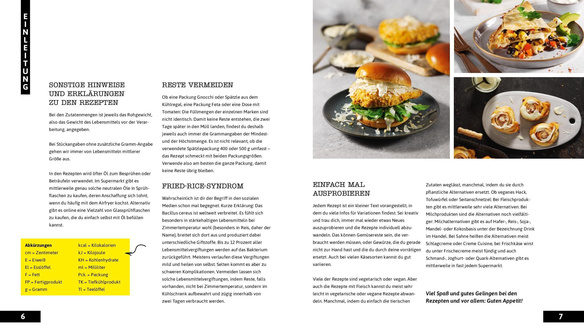 Beispielinhalt (Bild) Airfryer für Studierende