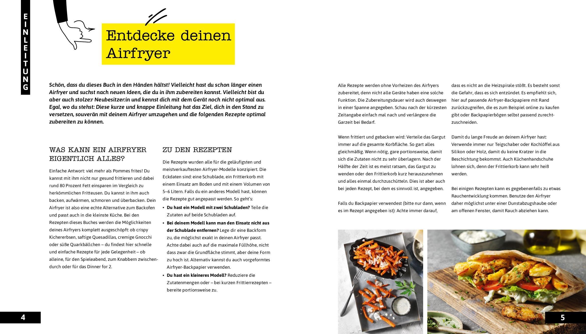 Beispielinhalt (Bild) Airfryer für Studierende