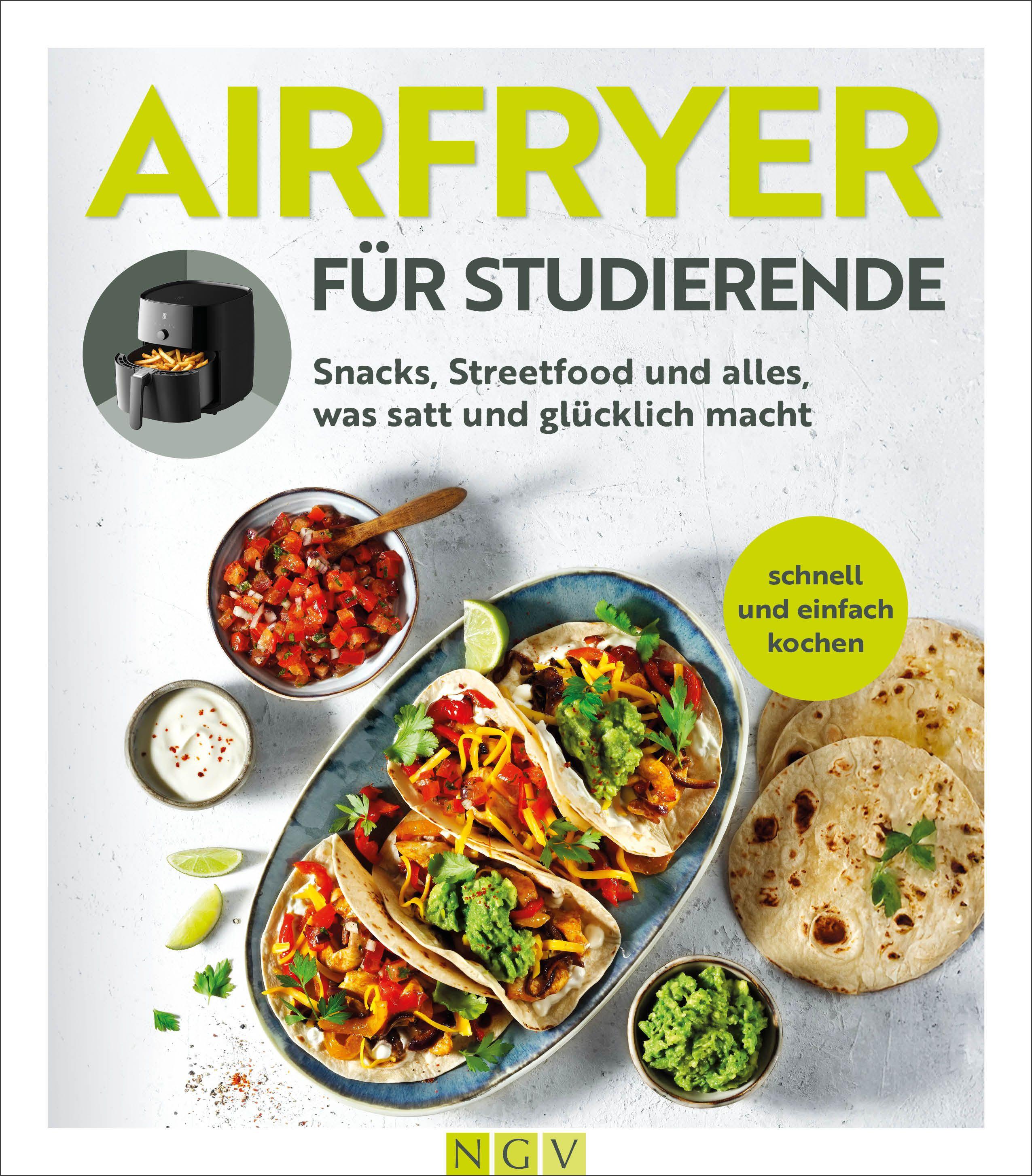 Vorderes Coverbild Airfryer für Studierende