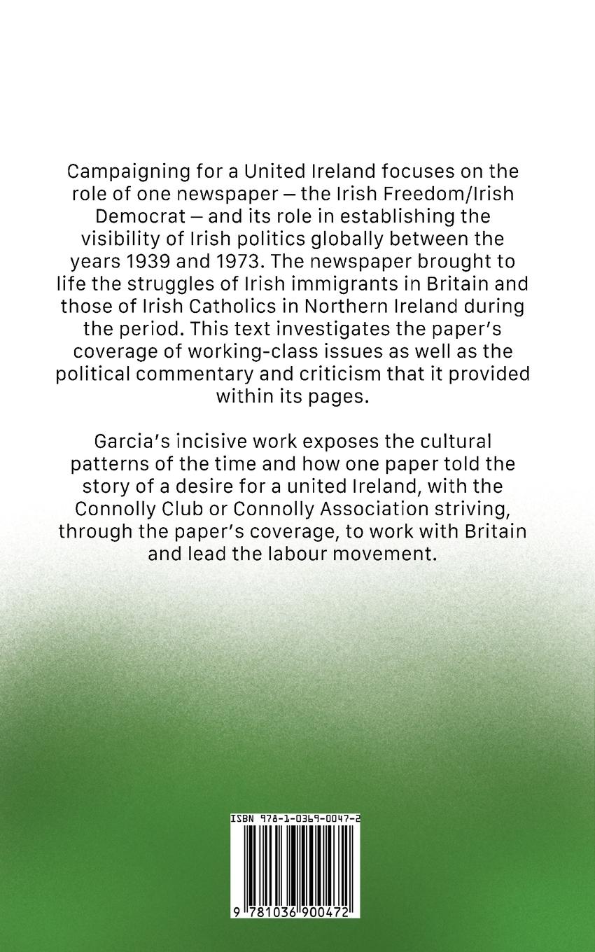 Rückseitencover Campaigning for a United Ireland