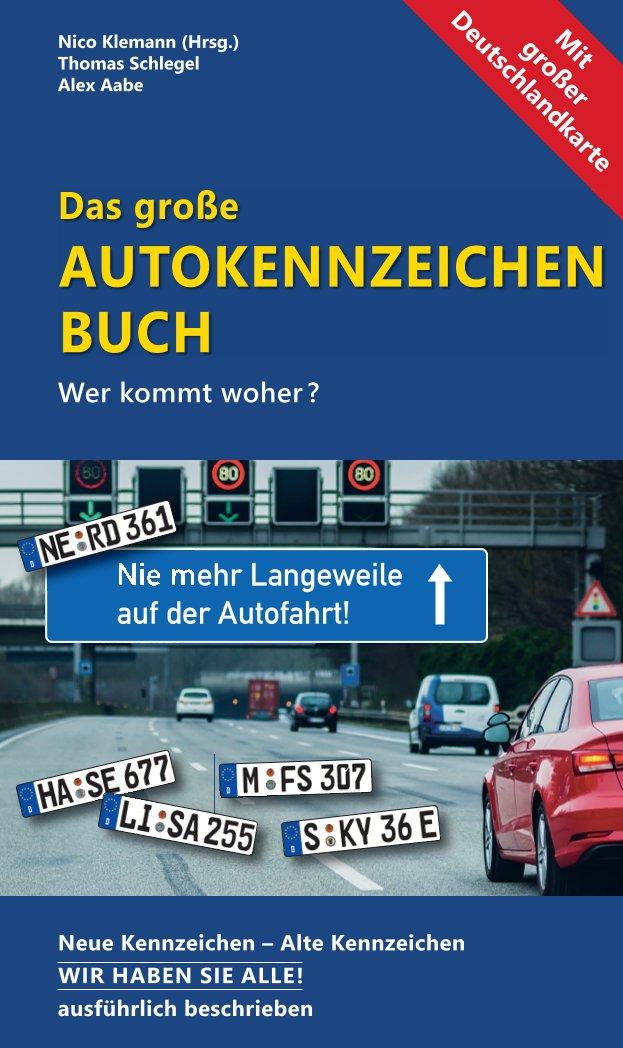 Vorderes Coverbild Das neue große Autokennzeichen Buch