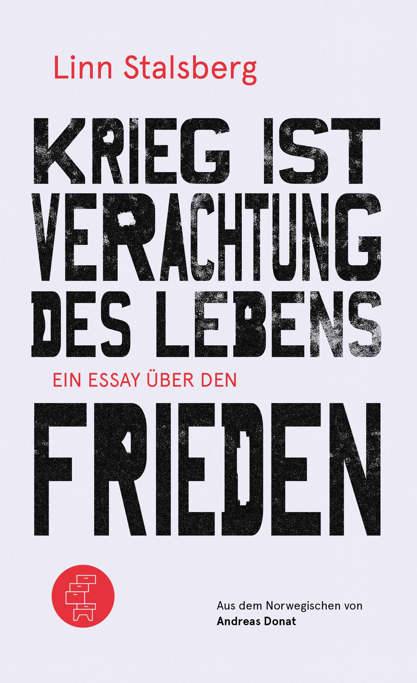 Vorderes Coverbild Krieg ist Verachtung des Lebens