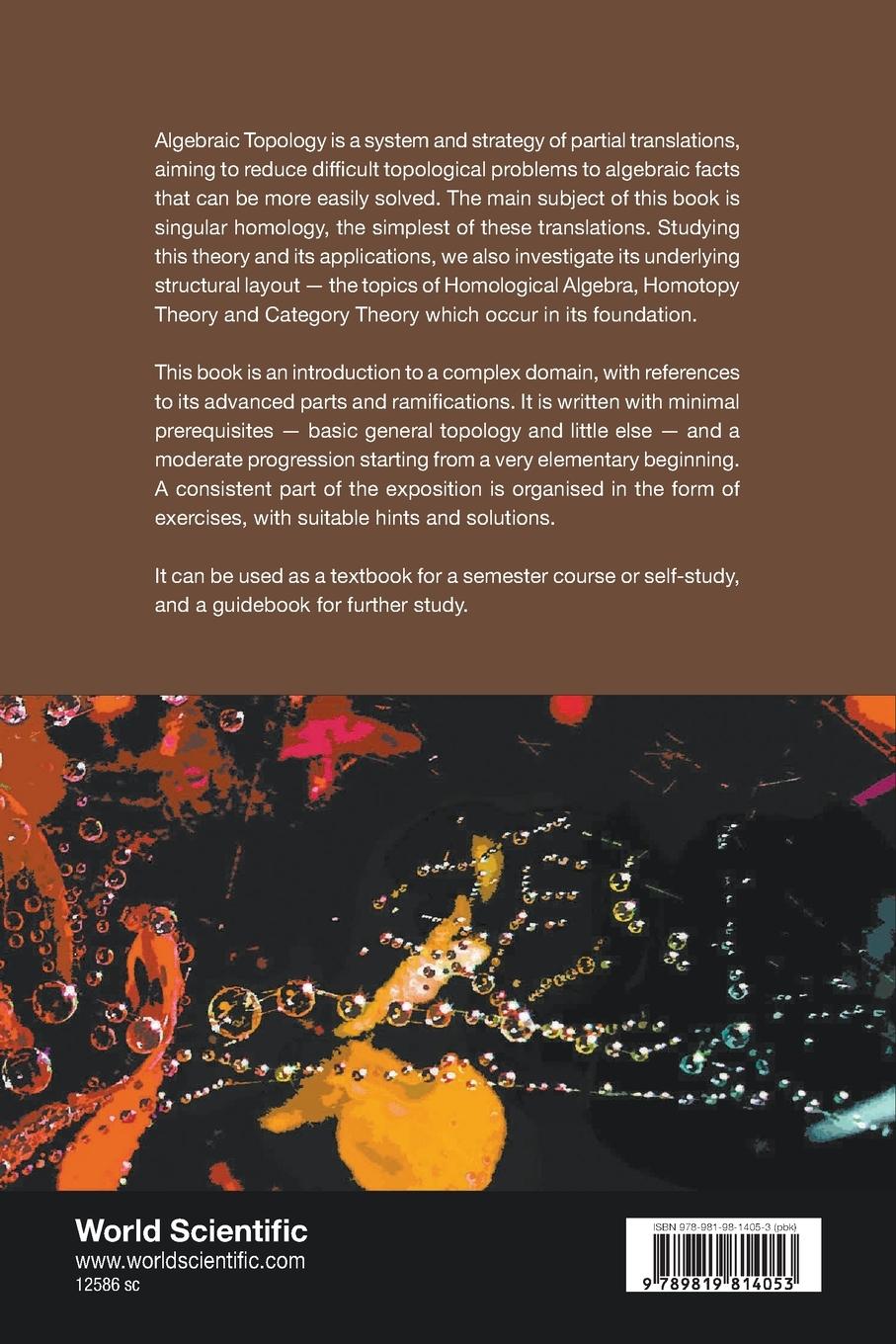 Rückseitencover ALGEBRAIC TOPOLOGY