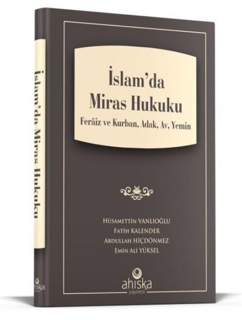 Vorderes Coverbild Islamda Miras Hukuku Ciltli