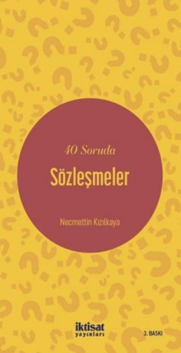Vorderes Coverbild 40 Soruda Sözlesmeler
