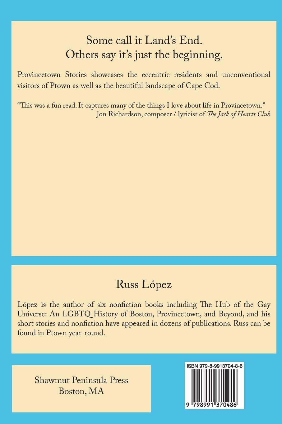 Rückseitencover Provincetown Stories