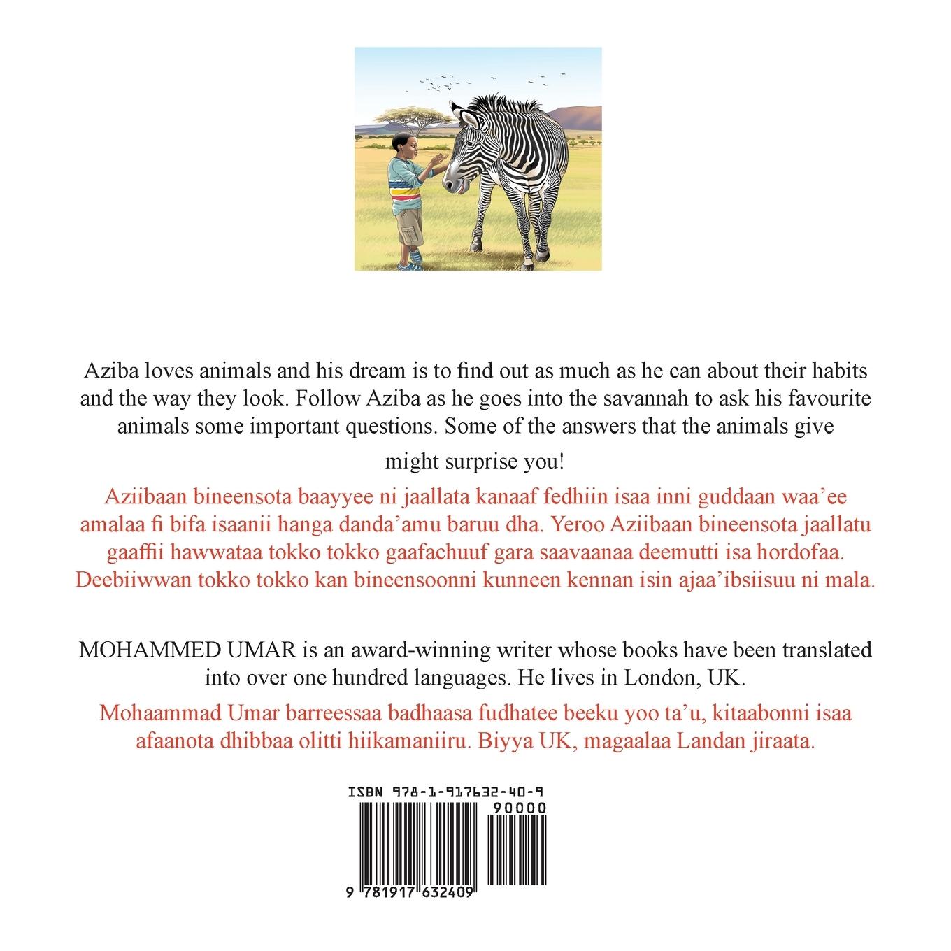 Rückseitencover Aziba in the Savannah