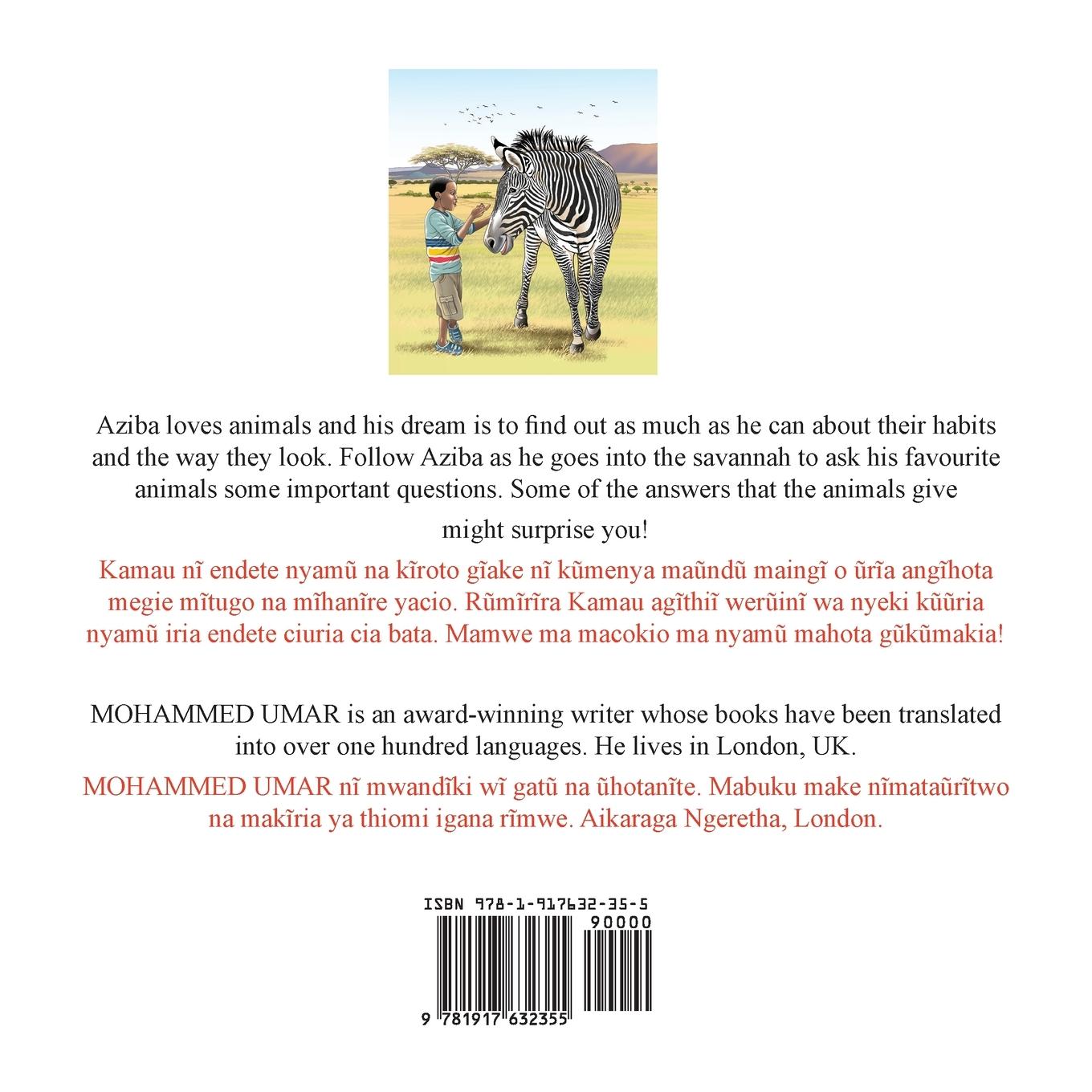 Rückseitencover Aziba in the Savannah