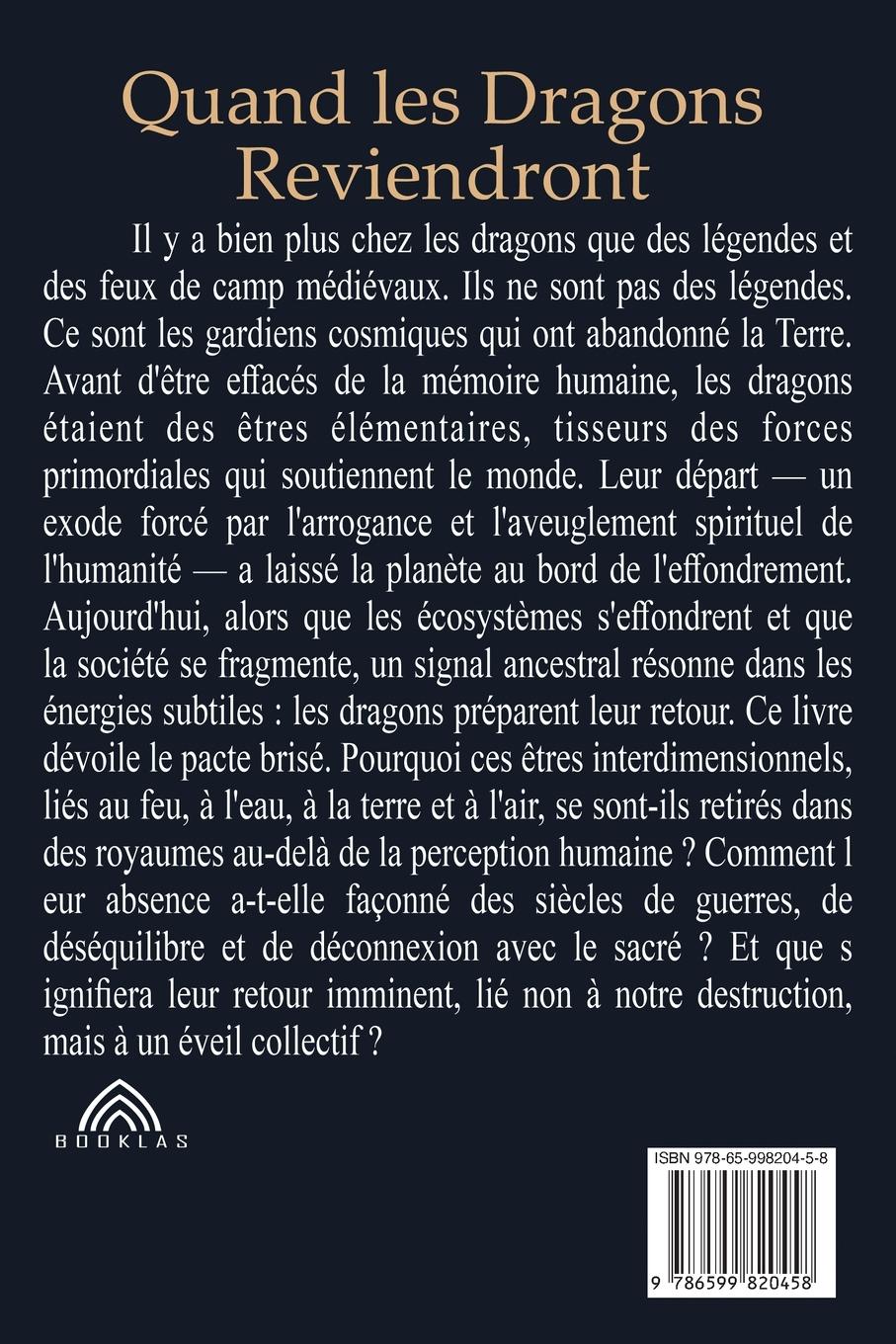 Rückseitencover Quand les Dragons Reviendront