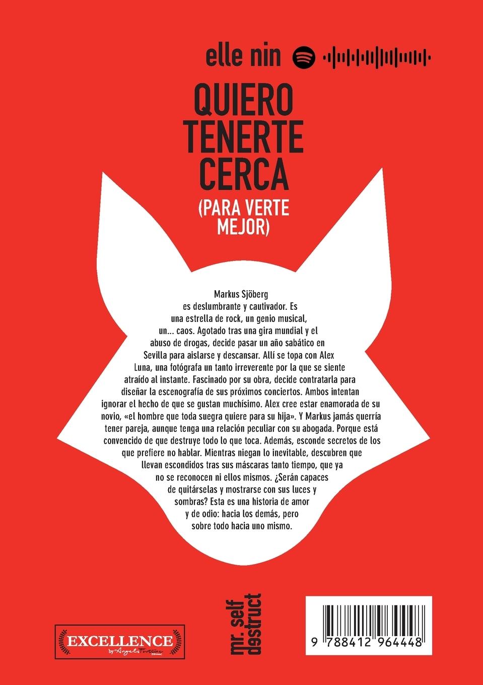 Rückseitencover Quiero tenerte cerca (para verte mejor)