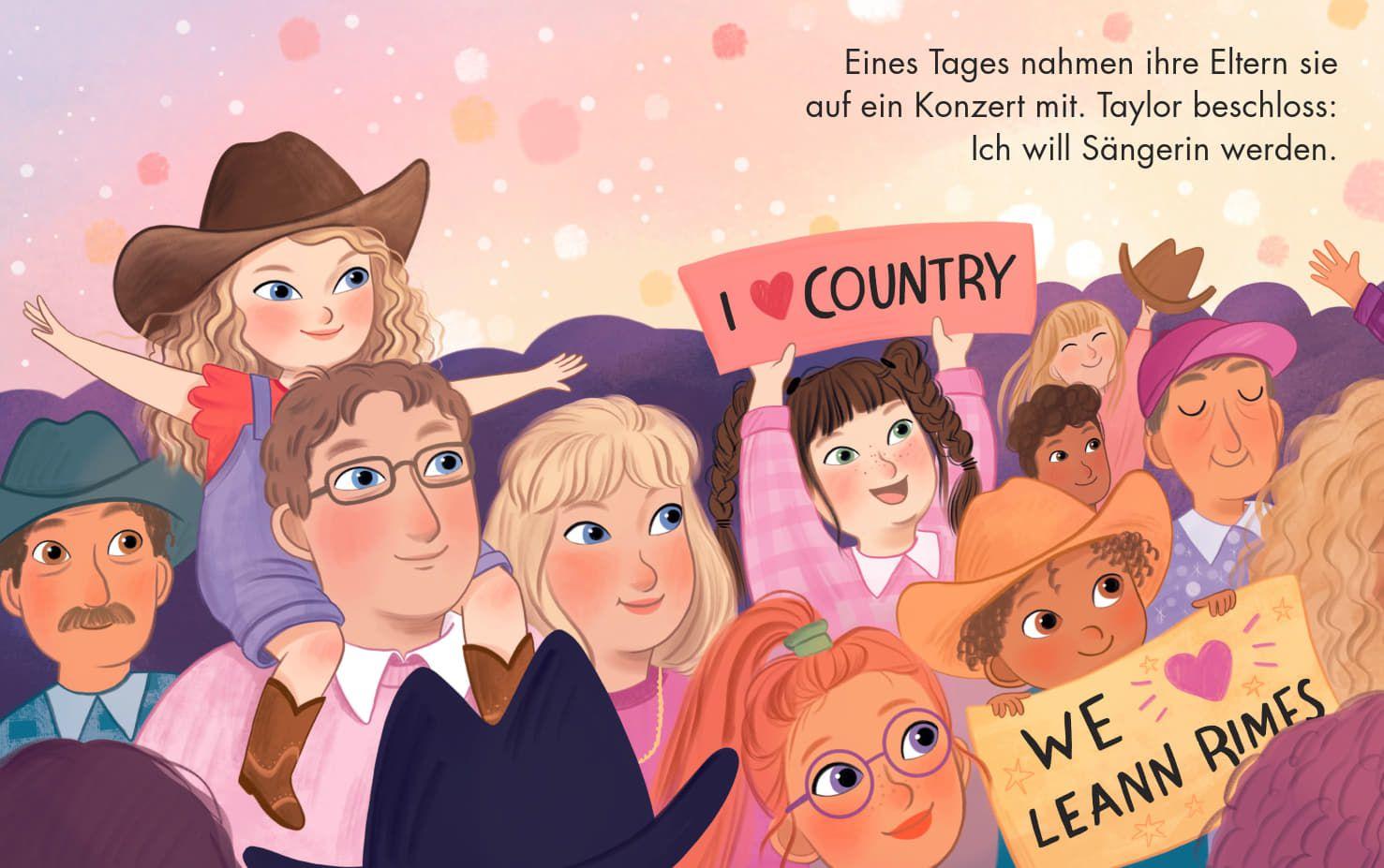 Beispielinhalt (Bild) Little People, Big Dreams. Mini - Taylor Swift