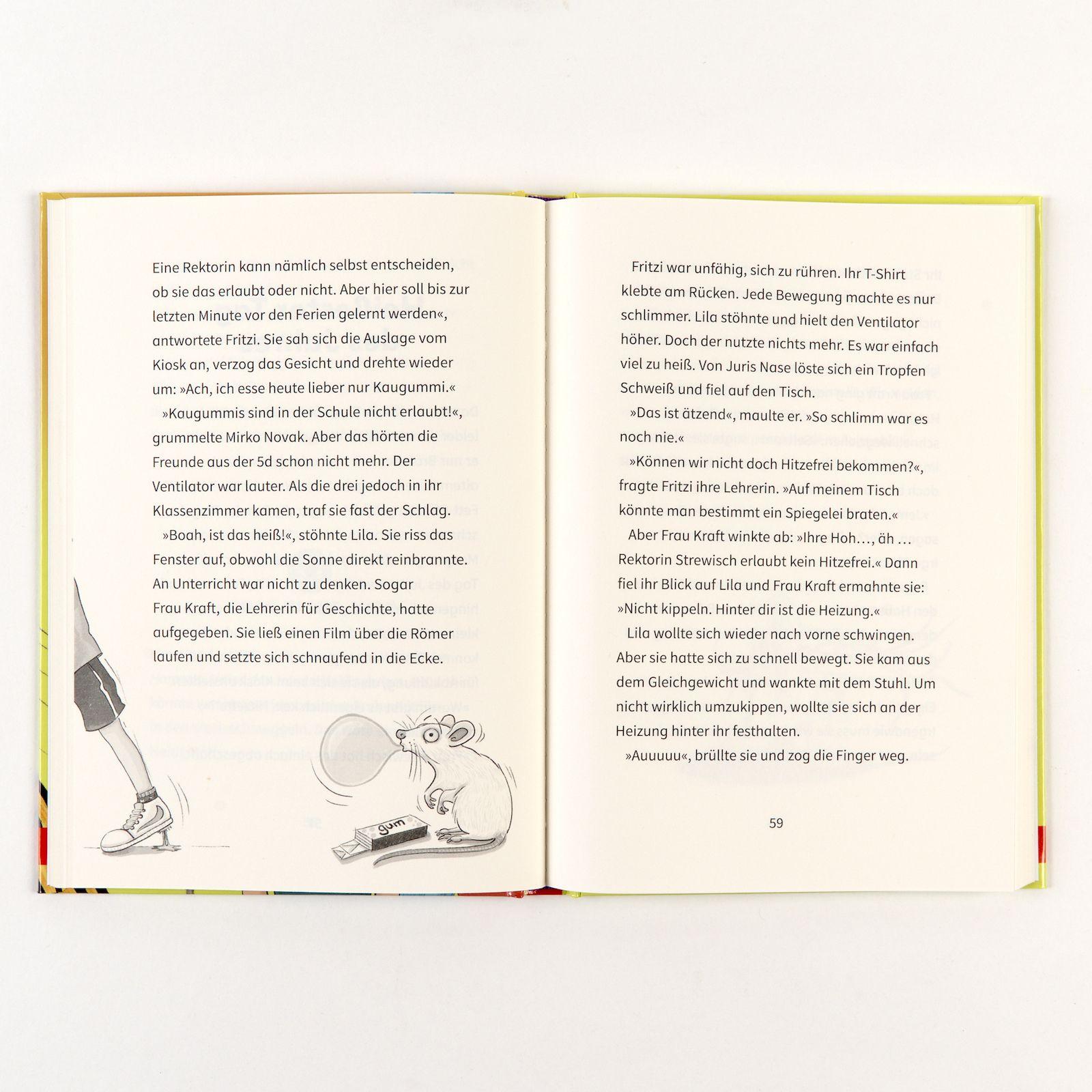 Beispielinhalt (Bild) Krawall im Klassenzimmer 01 - Hitzefrei für alle!