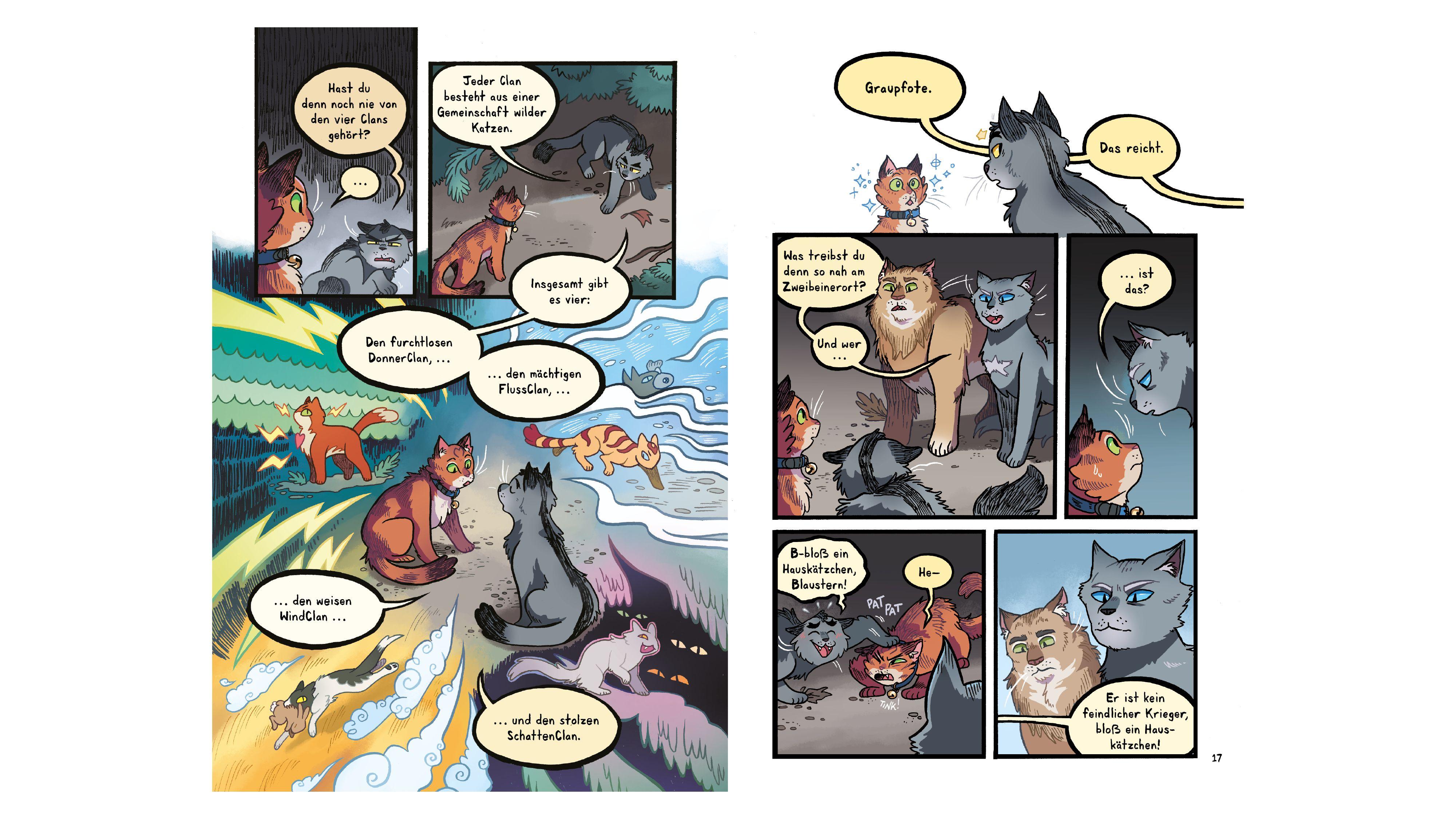 Beispielinhalt (Bild) Warrior Cats - Die Prophezeiungen beginnen