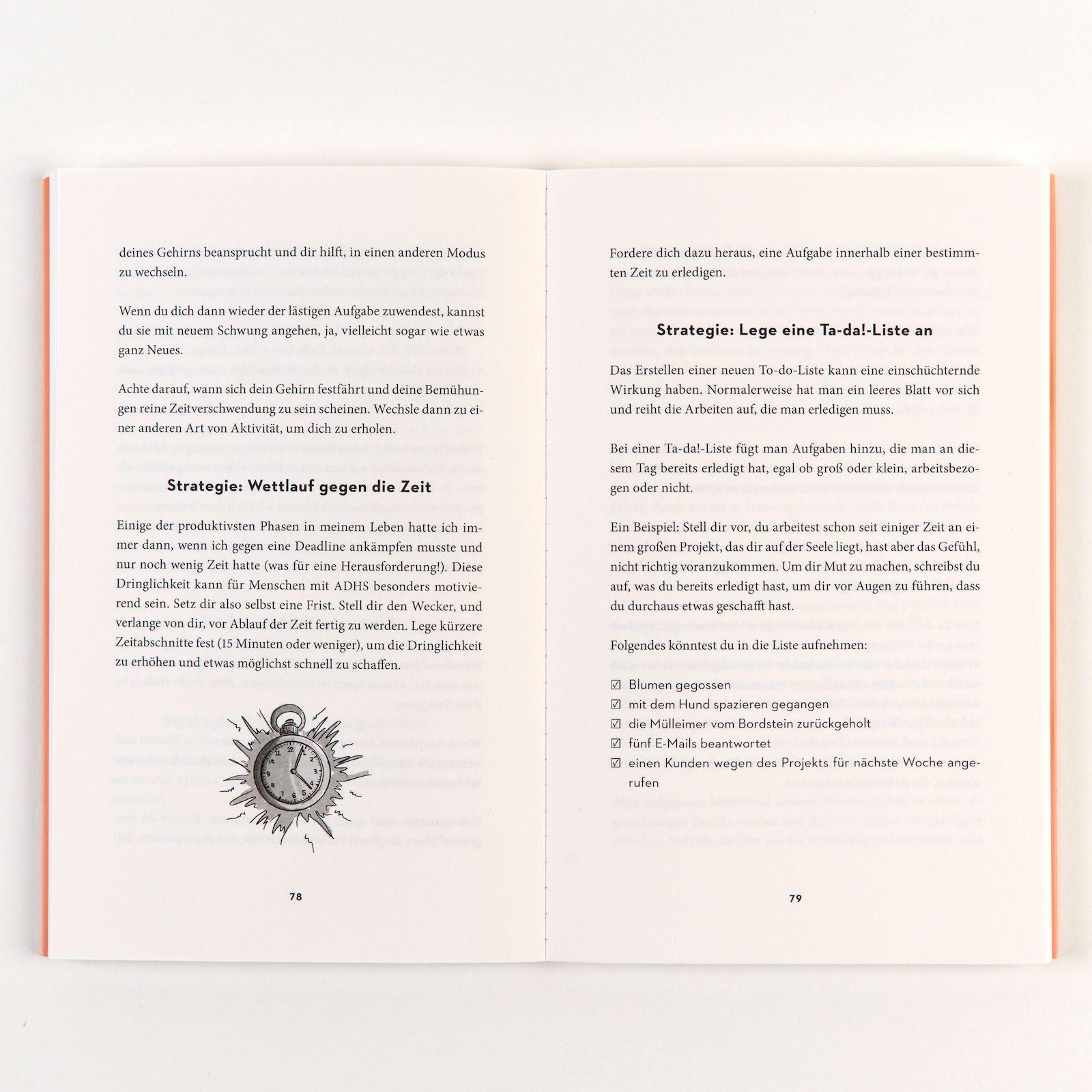 Beispielinhalt (Bild) Der ADHS-Survival Guide