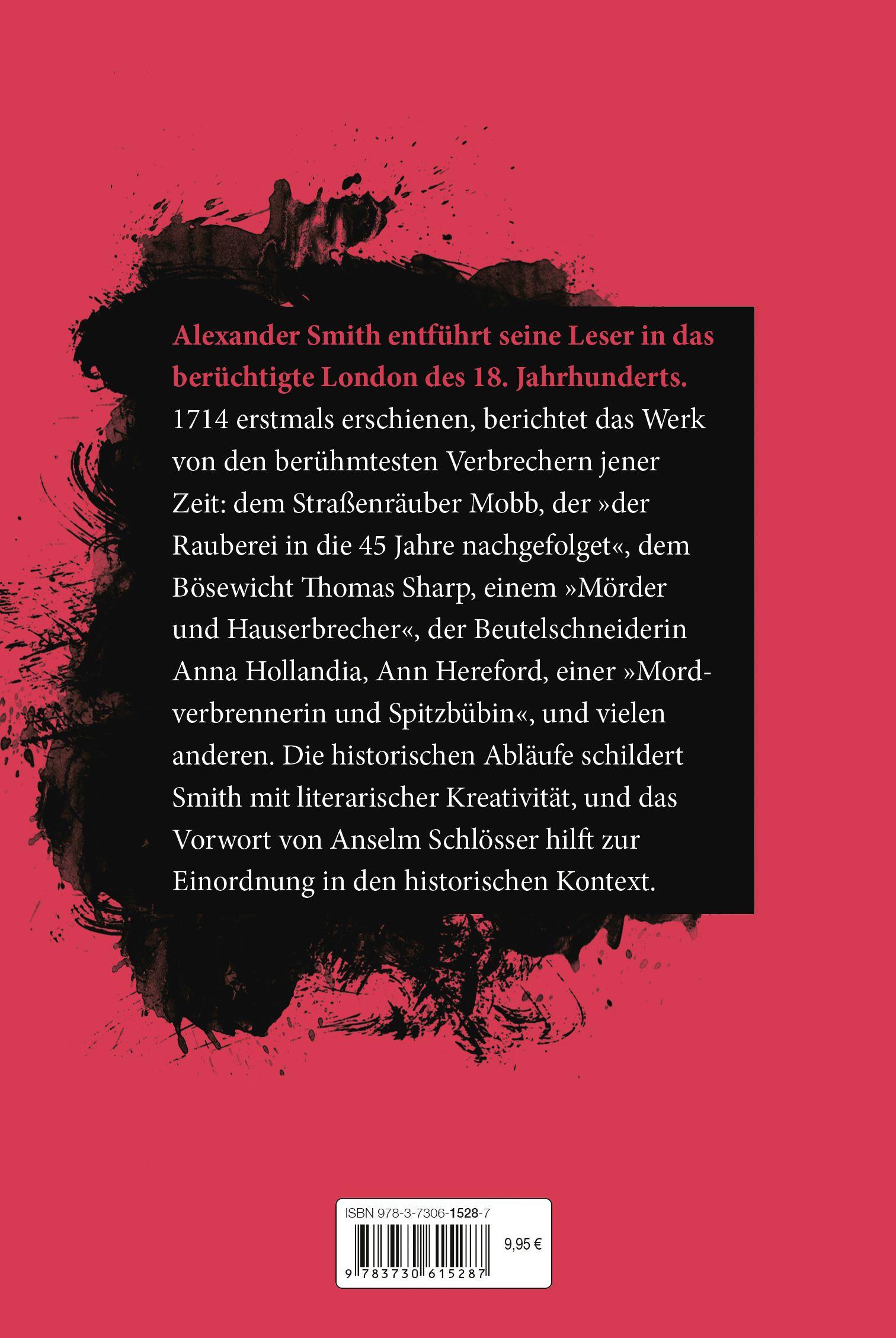 Beispielinhalt (Bild) Leben und Taten der berühmtesten Straßenräuber, Mörder und Spitzbuben Englands