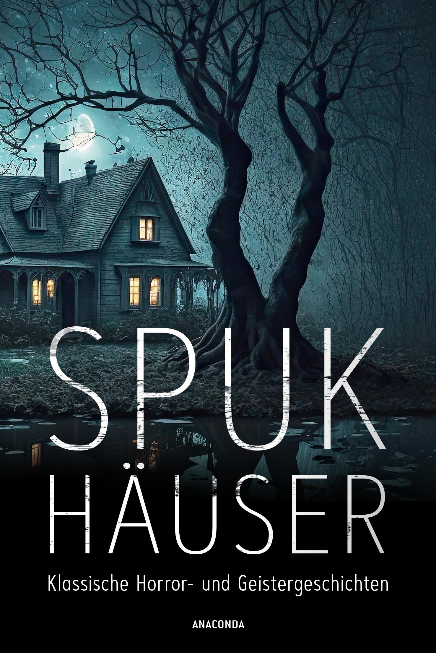 Vorderes Coverbild Spukhäuser. Klassische Horror- und Geistergeschichten