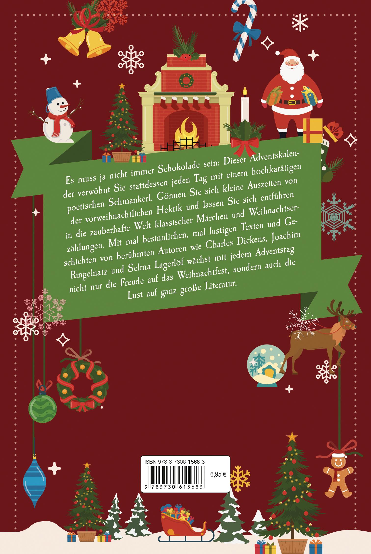 Beispielinhalt (Bild) O Tannenbaum. Der Adventskalender. 24 Weihnachtserzählungen rund um das Fest der Liebe