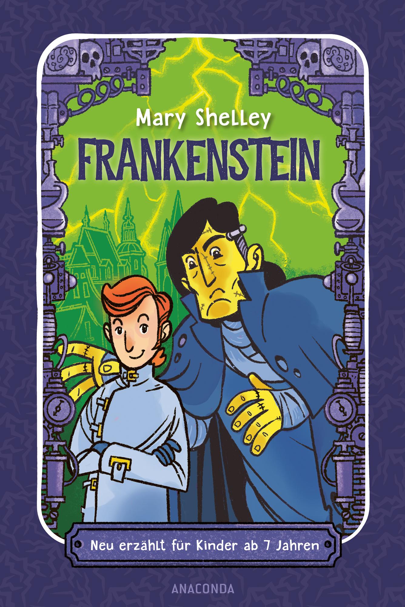 Vorderes Coverbild Frankenstein. Neu erzählt für Kinder ab 7 Jahren