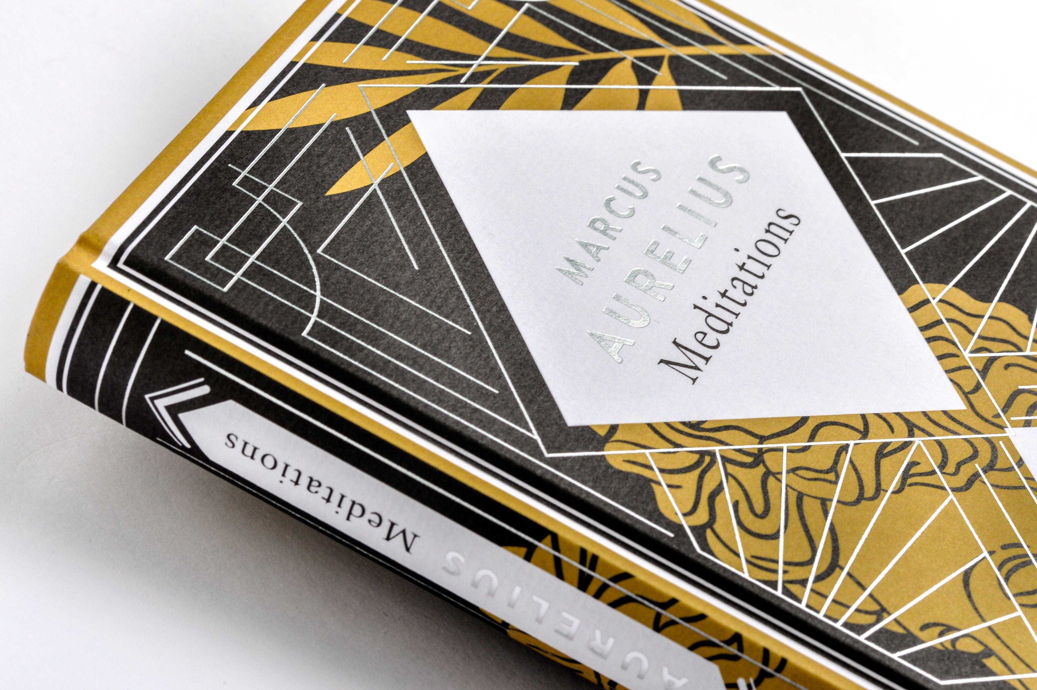 Beispielinhalt (Bild) Aurelius - Meditations. A special edition hardcover embossed with silver foil