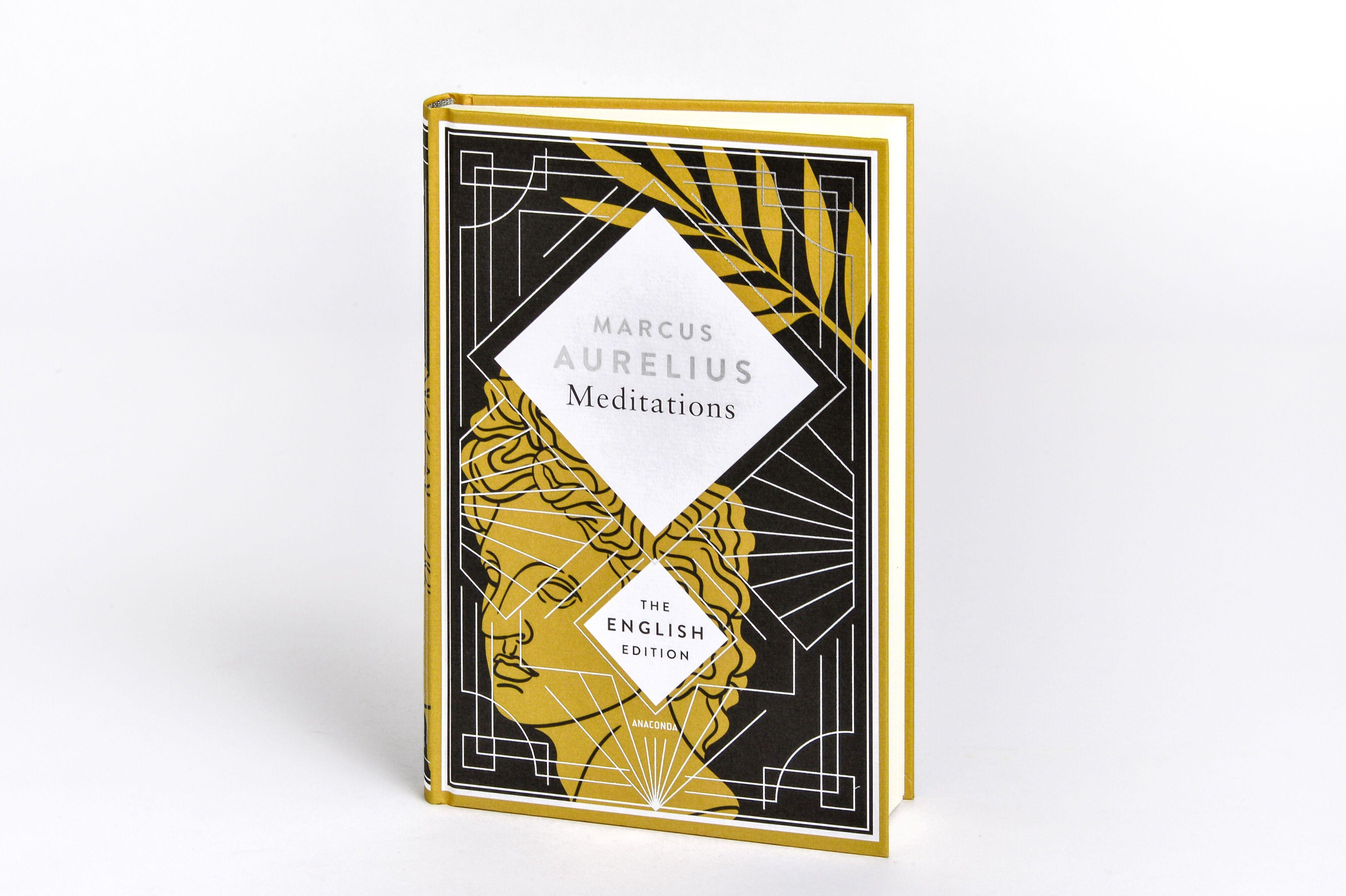 Beispielinhalt (Bild) Aurelius - Meditations. A special edition hardcover embossed with silver foil