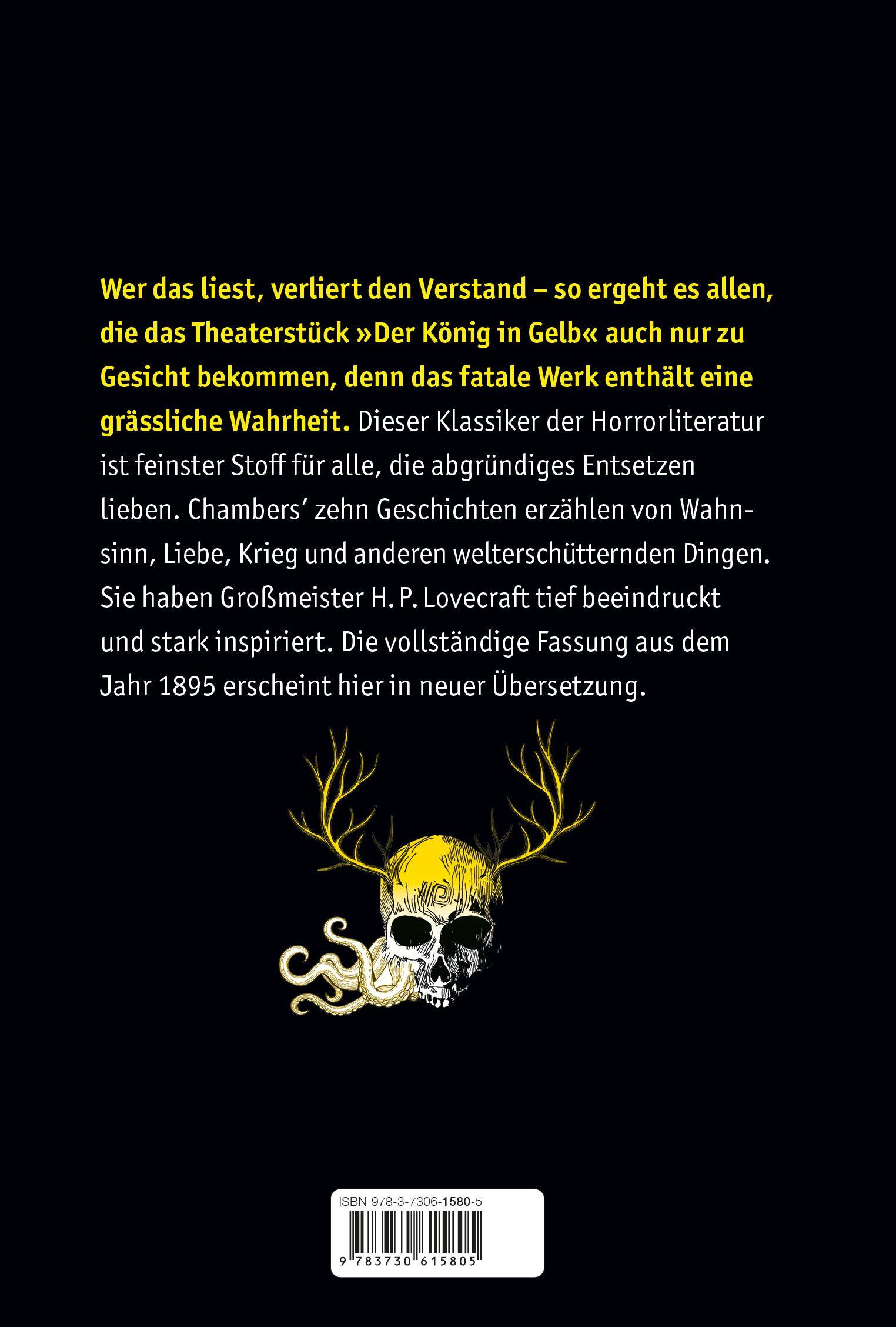 Beispielinhalt (Bild) Der König in Gelb. Horrorgeschichten