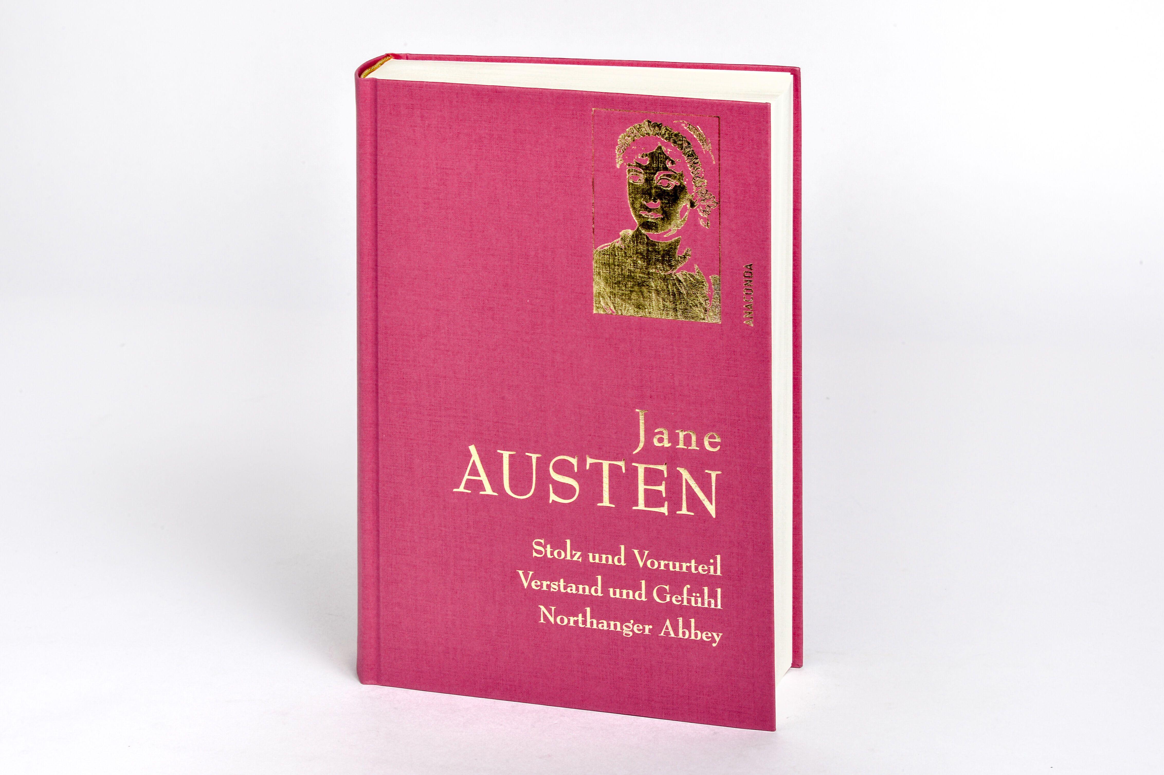 Beispielinhalt (Bild) Jane Austen, Stolz und Vorurteil; Verstand und Gefühl; Northanger Abbey