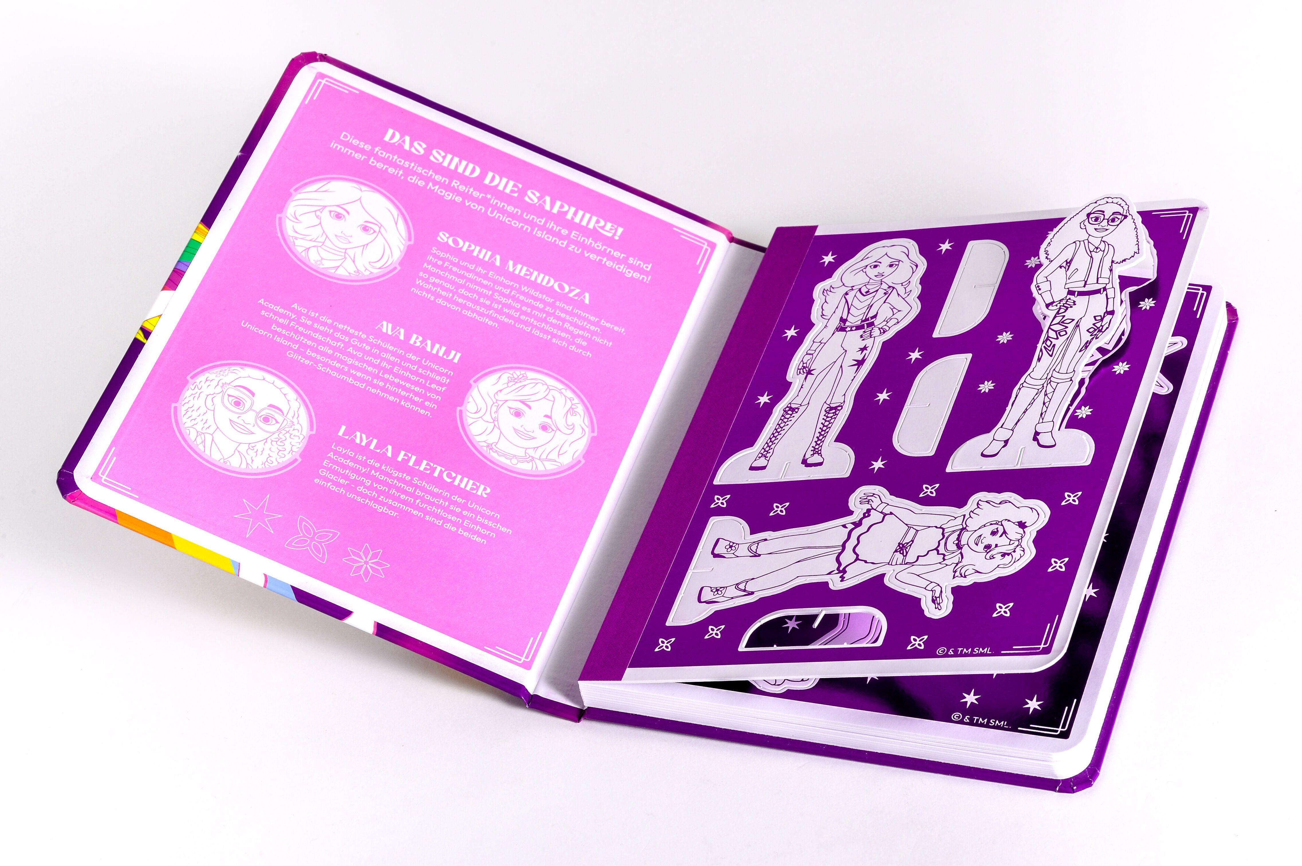 Beispielinhalt (Bild) Unicorn Academy - Dekospaß zum Bemalen