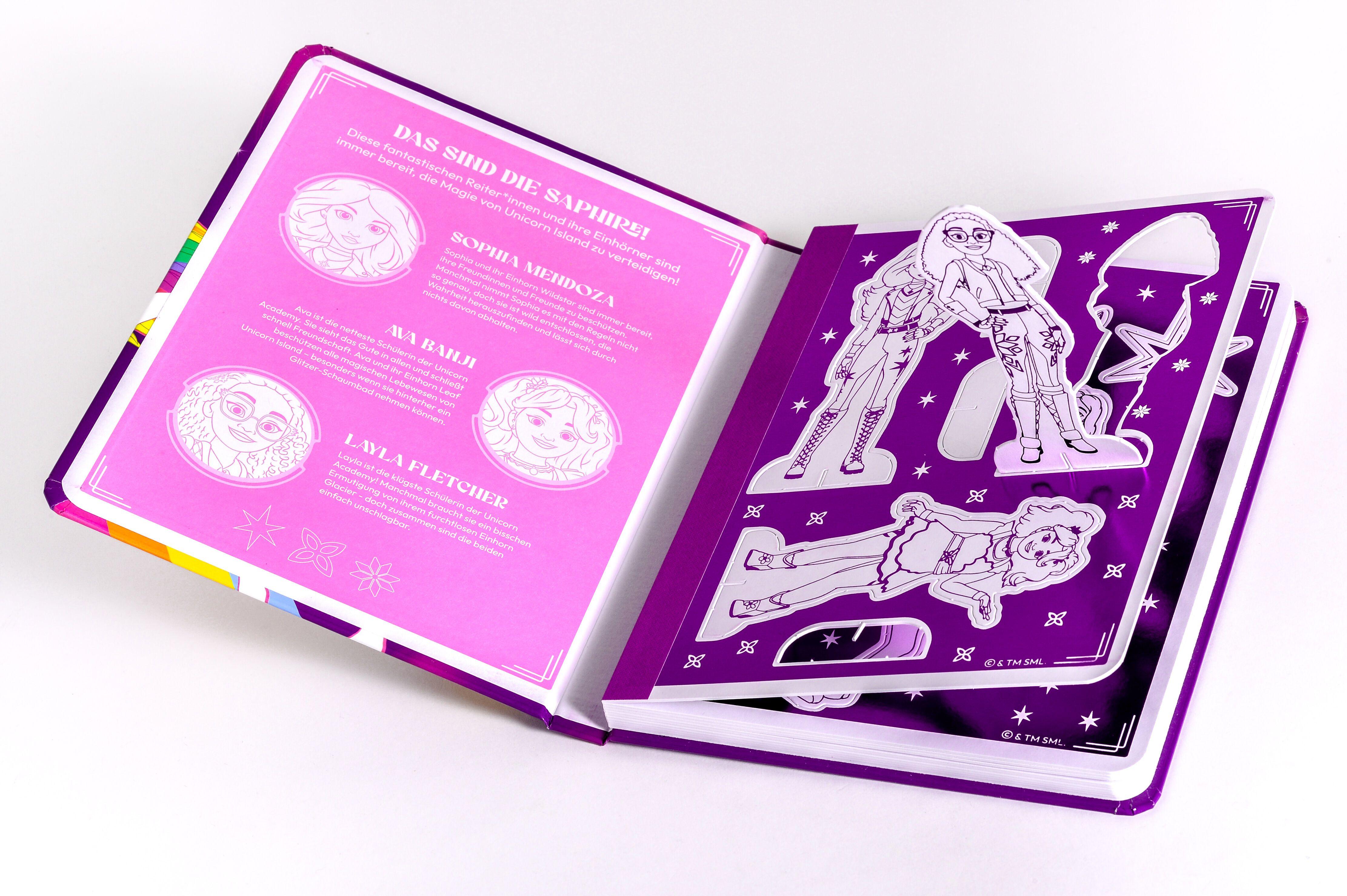 Beispielinhalt (Bild) Unicorn Academy - Dekospaß zum Bemalen