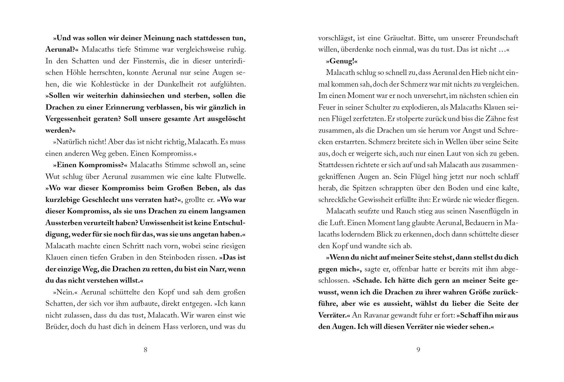 Beispielinhalt (Bild) Storm Dragons - Verrat am Anfang der Zeit