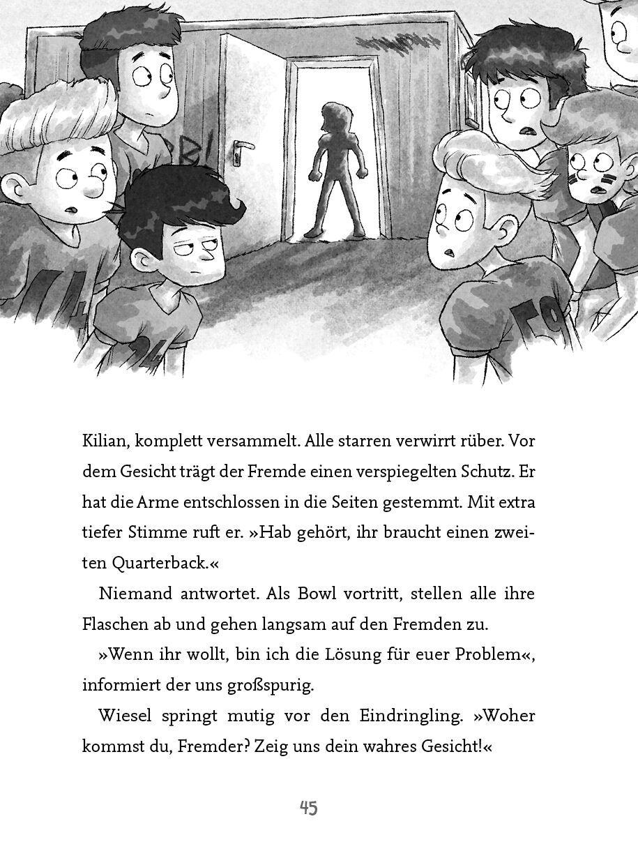 Beispielinhalt (Bild) Die Football-Freunde  - In jedem Rebel steckt ein Star