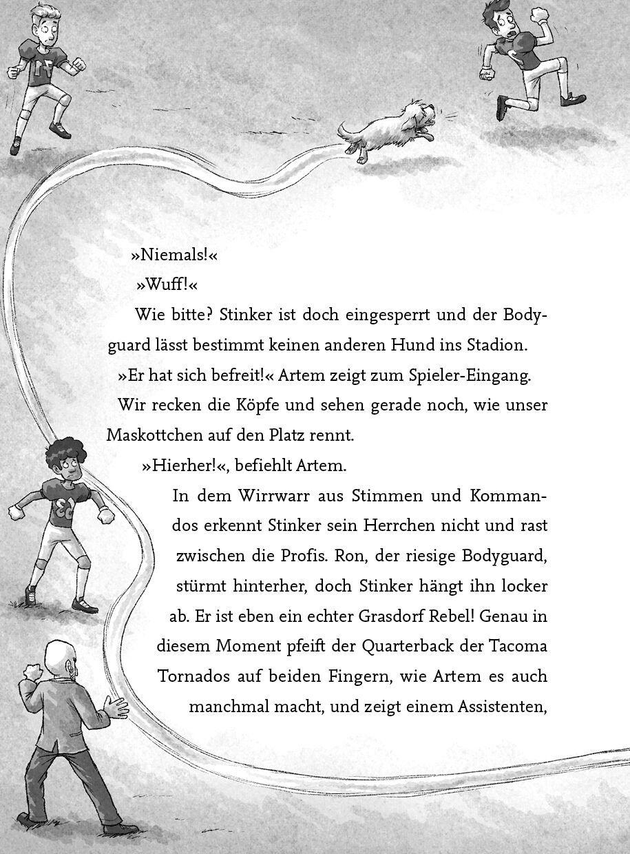 Beispielinhalt (Bild) Die Football-Freunde  - In jedem Rebel steckt ein Star