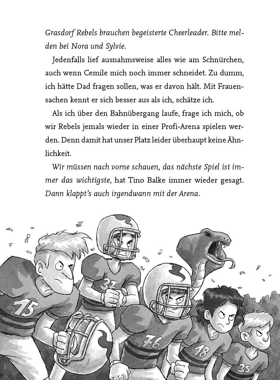 Beispielinhalt (Bild) Die Football-Freunde  - In jedem Rebel steckt ein Star