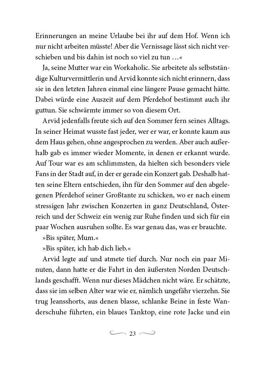 Beispielinhalt (Bild) Hearts & Horses - Reiten, Rockstar und das große Glück