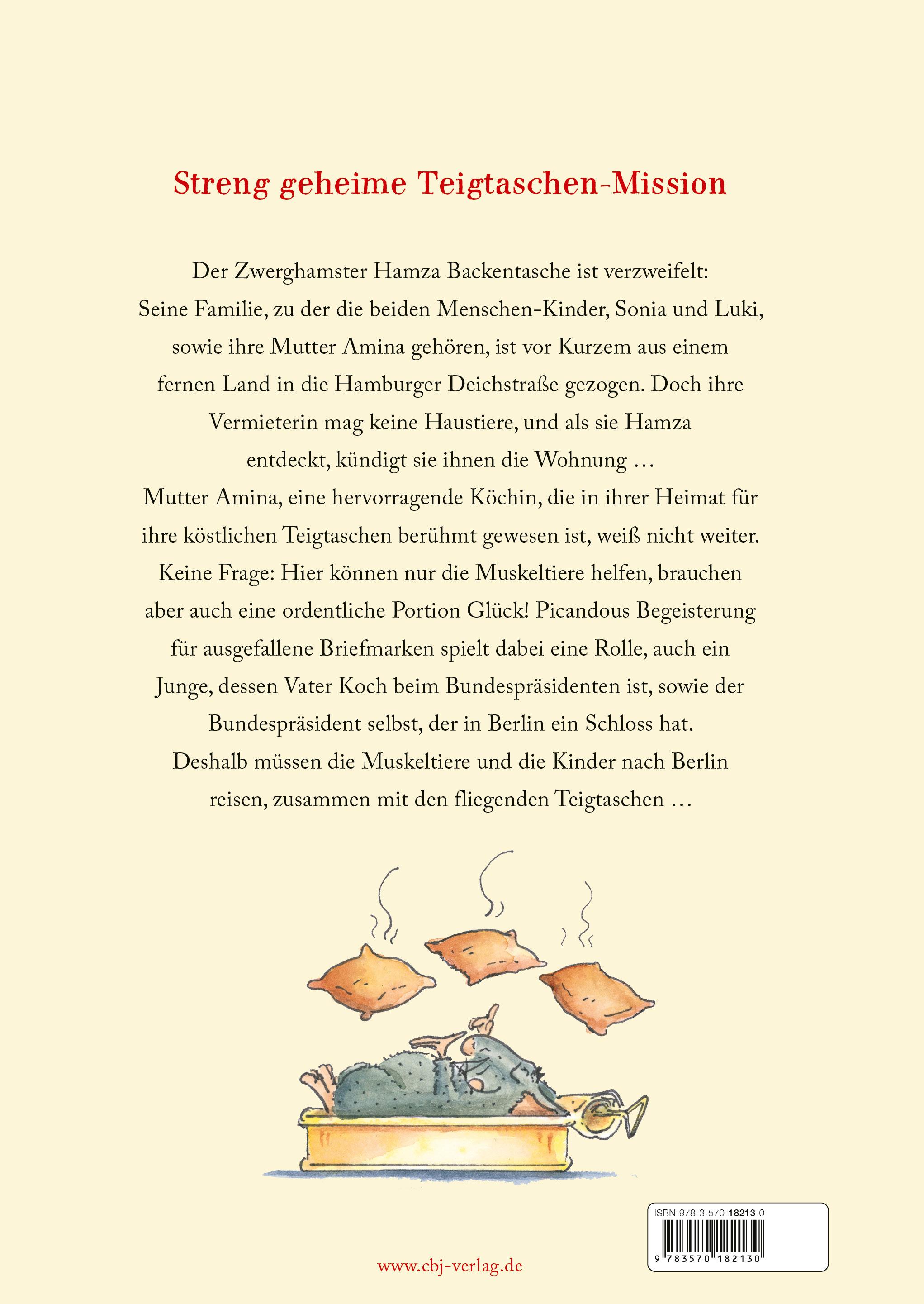 Beispielinhalt (Bild) Die Muskeltiere und die Fliegenden Teigtaschen
