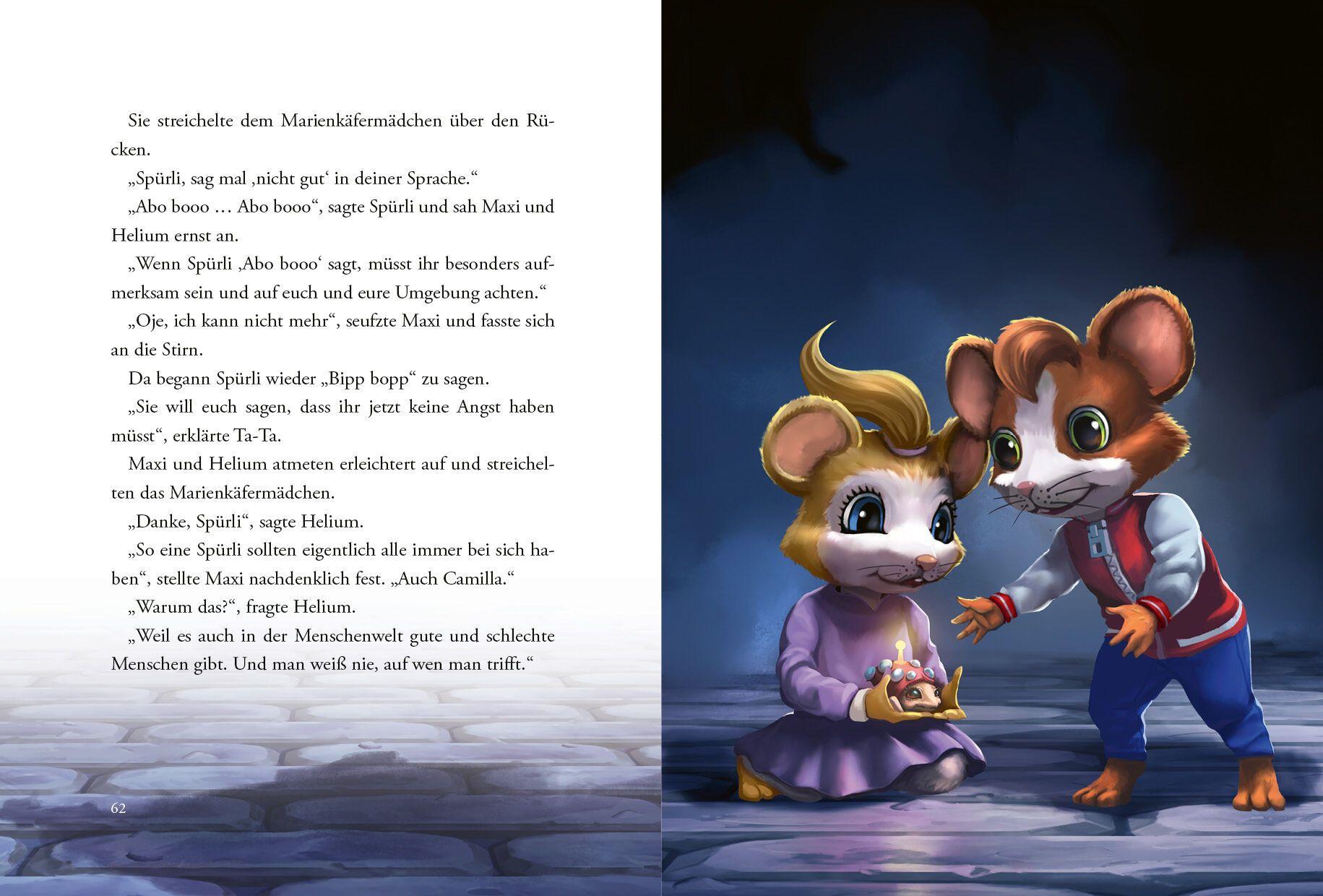 Beispielinhalt (Bild) Maxi & Helium - Die Suche nach dem goldenen Schatz