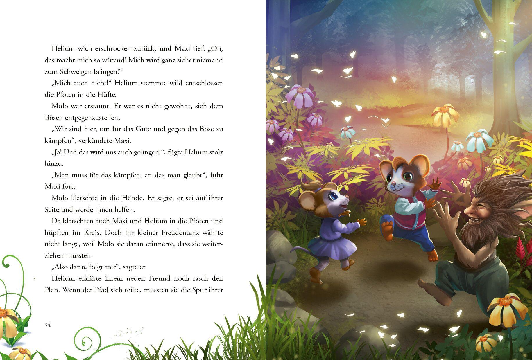 Beispielinhalt (Bild) Maxi & Helium - Die Suche nach dem goldenen Schatz